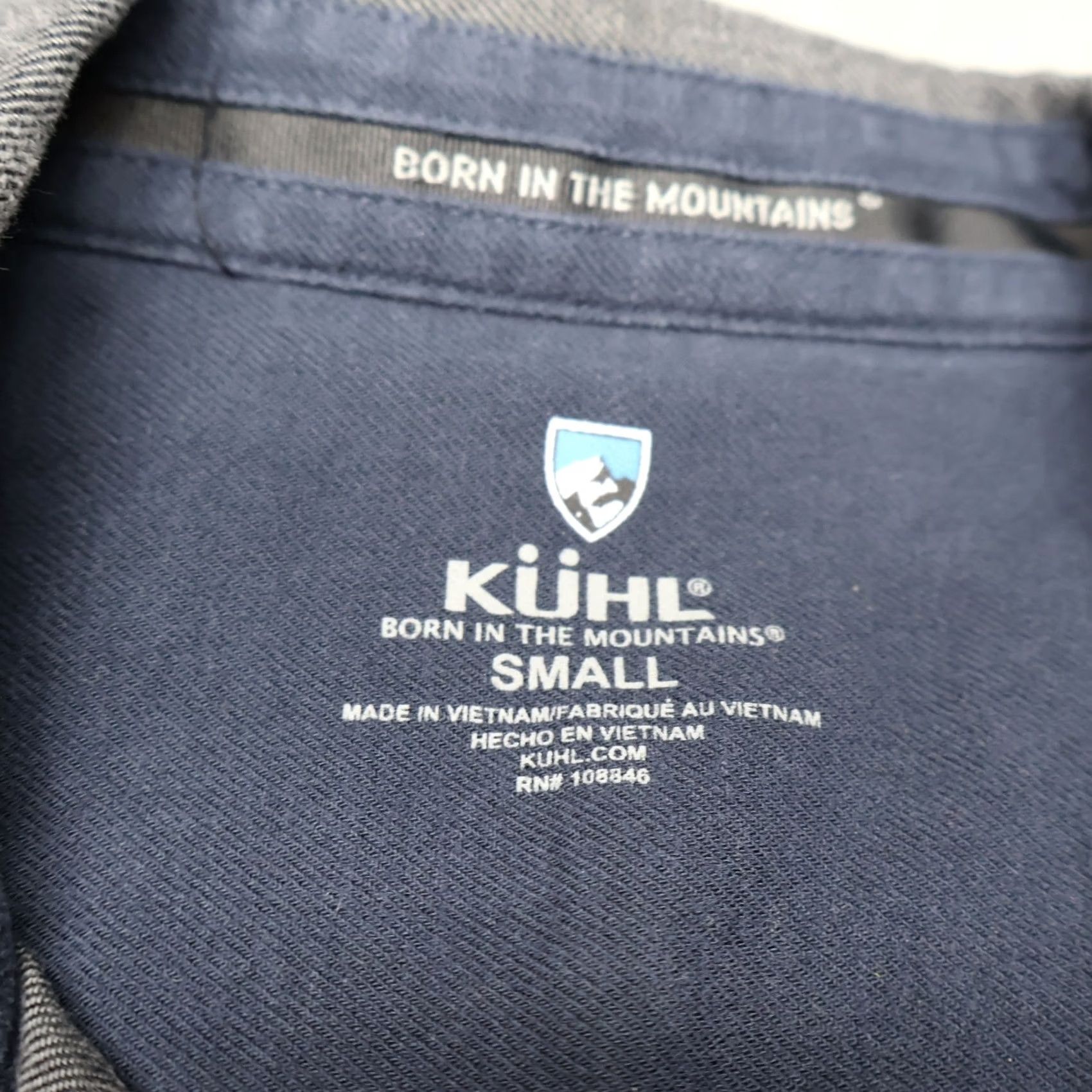 Vintage Kuhl Shirt Mens S Black Twill Button-Up Long Sleeve Casual Outdoor Pockets Collared Button-Down Size US S / EU 44-46 / 1 - 5 Thumbnail