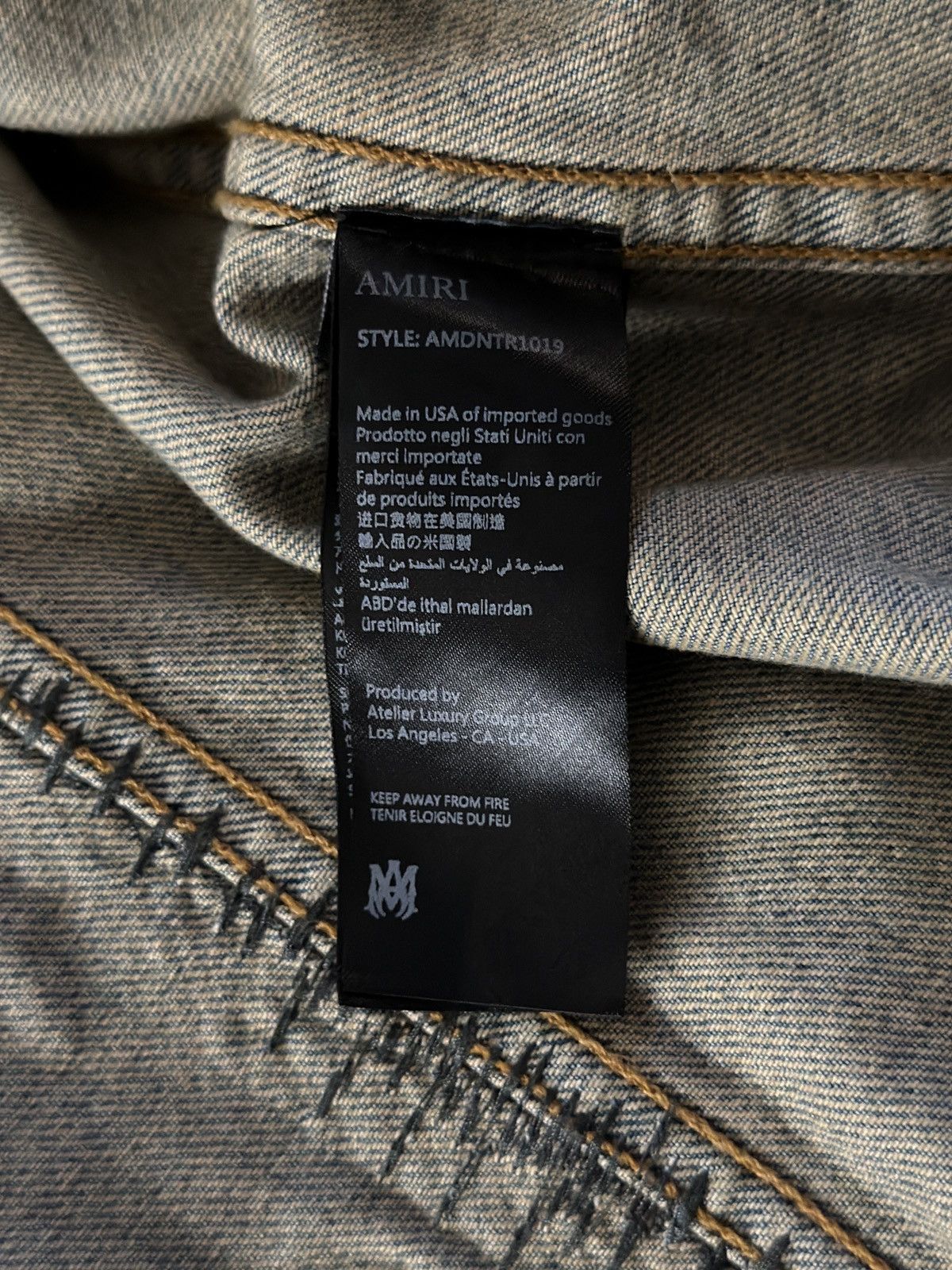 Amiri AMIRI AMIRI Vintage Pegasus Trucker Jacket Sz. M Sold Out Size US M / EU 48-50 / 2 - 8 Thumbnail