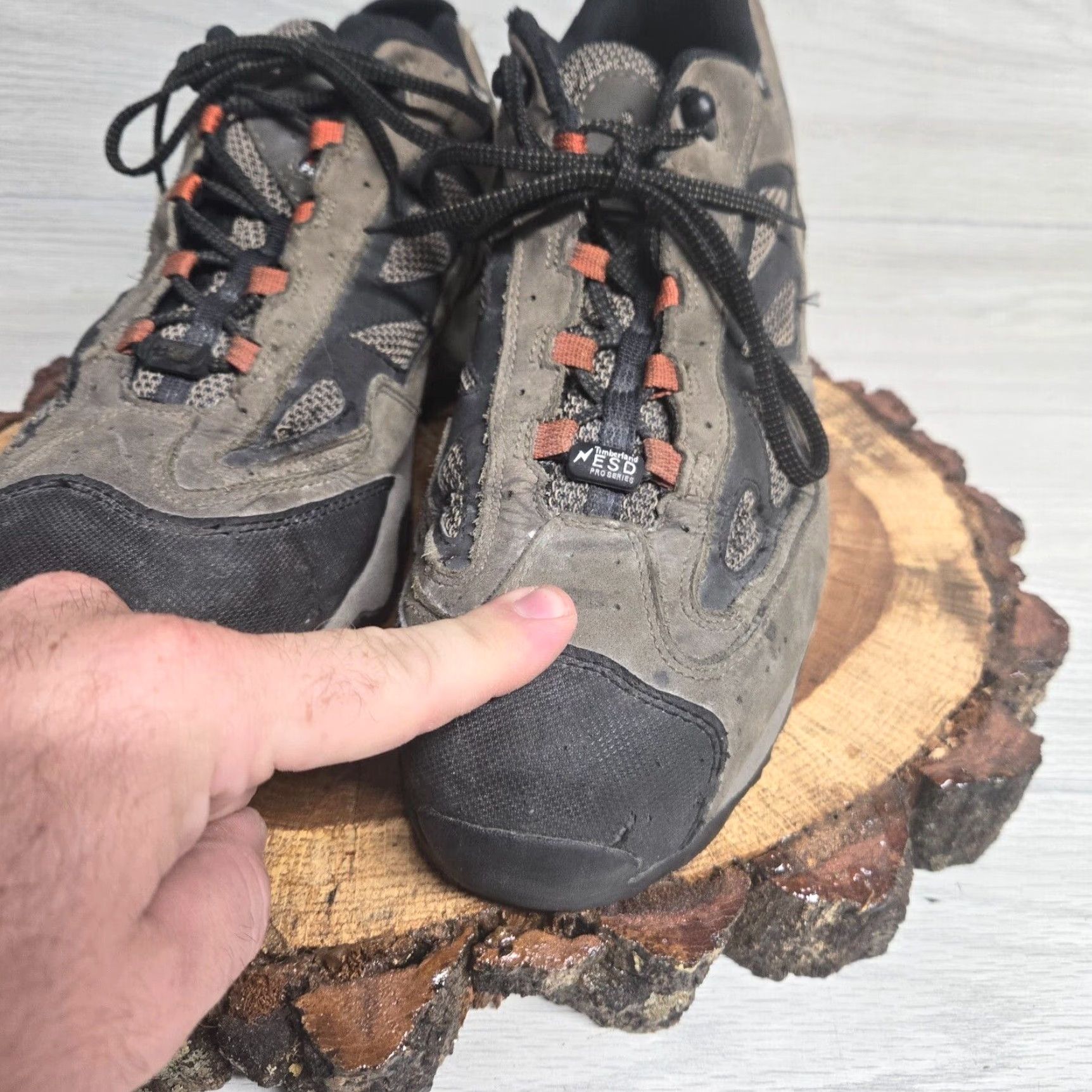Timberland VINTAGE Timberland Pro Steel Toe Boots, Brown, Adult Men's Size 13W Size US 13 / EU 46 - 4 Thumbnail