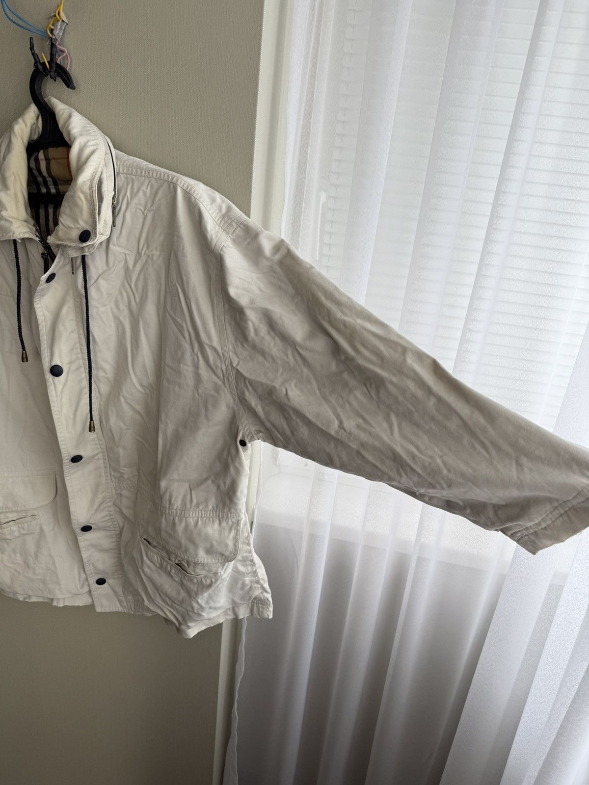 Burberry Burberrys of London Hooded Rain Coat Jacket Beige Size L |G1 Size US L / EU 52-54 / 3 - 10 Thumbnail