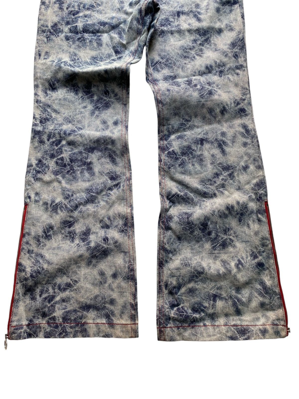 Japanese Brand × Le Grande Bleu (L.G.B.) × Yasuyuki Ishii Japanese badee flared blue bleached denim Size US 28 / EU 44 - 4 Thumbnail