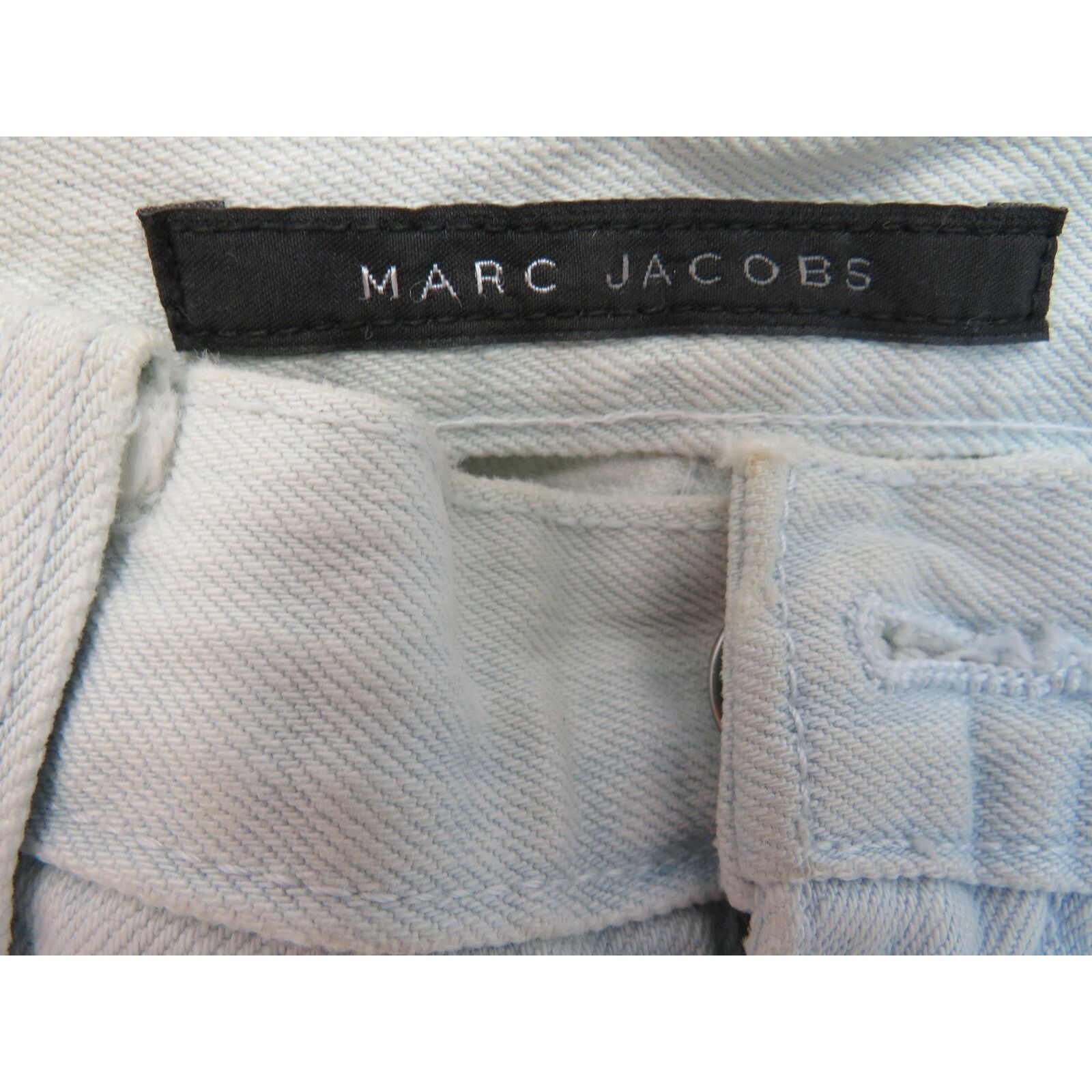 Marc Jacobs MARC JACOBS LIGHT STRAIGHT LEG DENIM COTTON PANTS JEANS 6 Size 28" / US 6 / IT 42 - 7 Thumbnail