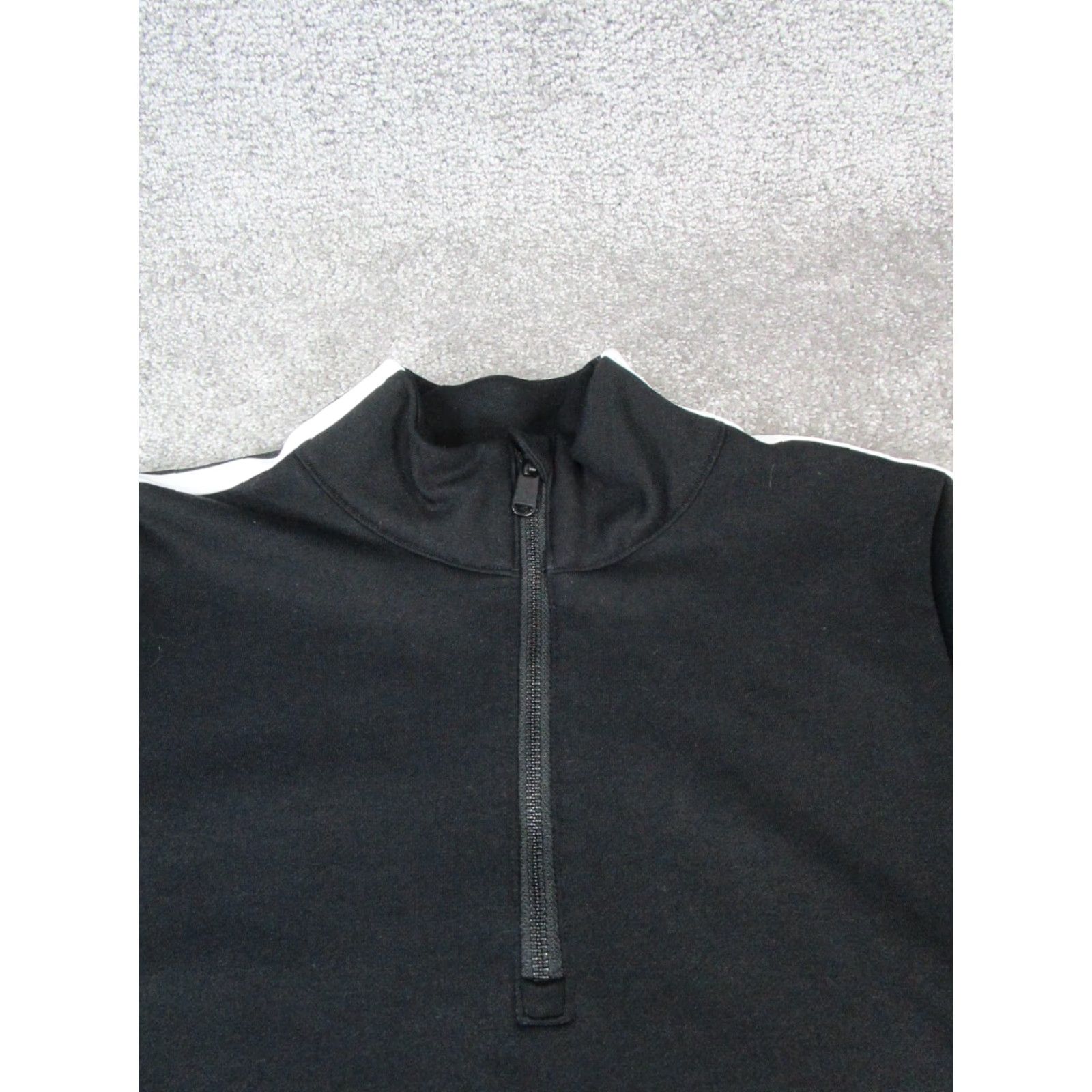 Athleta Athleta Dress Womens Medium Black White Quarter Zip Bodycon Size M / US 6-8 / IT 42-44 - 2 Thumbnail