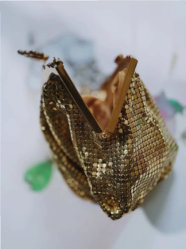 Other Whiting & Davis Vintage Metal Mesh Mini Handle Bags Size ONE SIZE - 5 Thumbnail