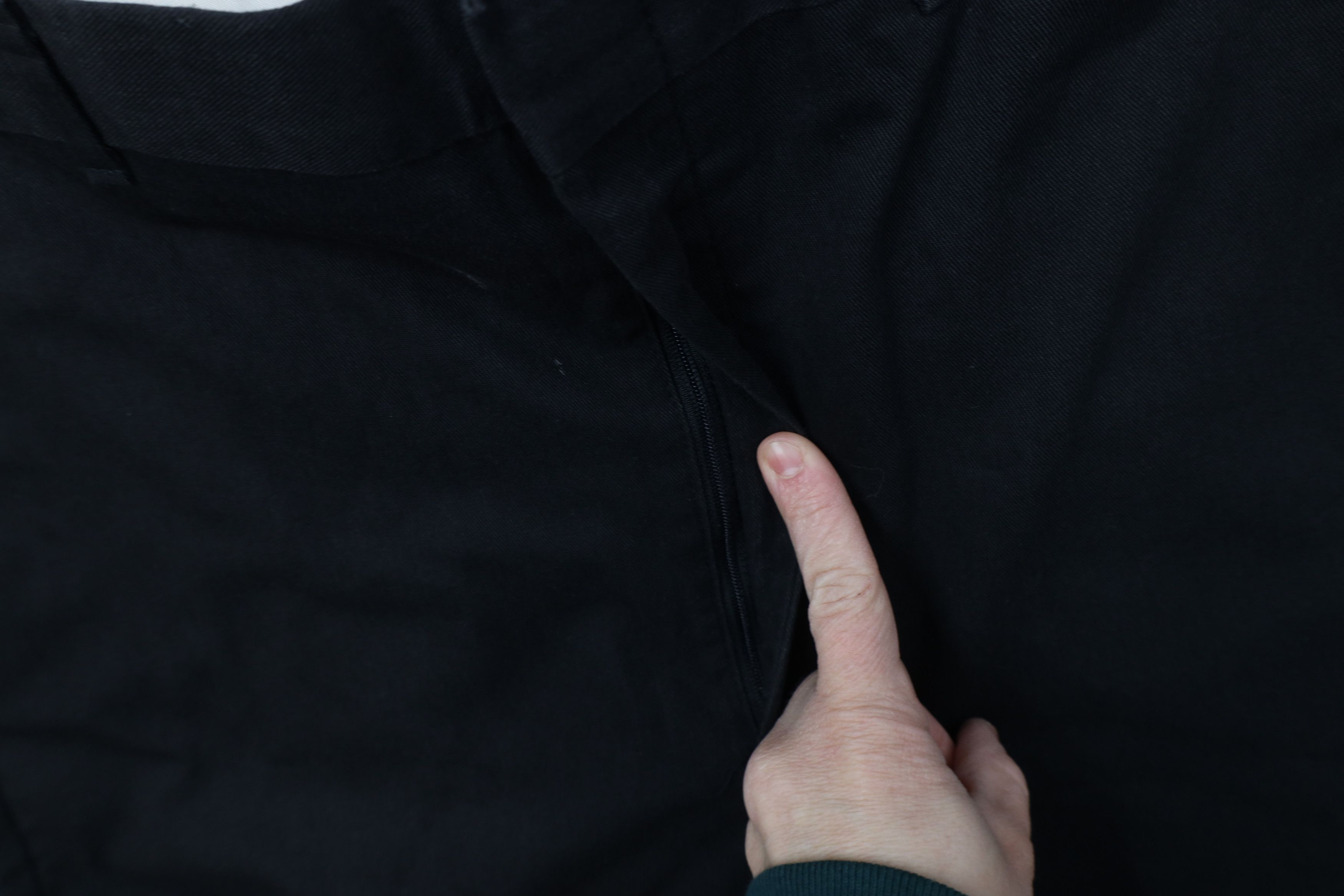 Vintage Vintage 70s Streetwear Flared Wide Leg Chino Pants Black USA Size US 36 / EU 52 - 7 Thumbnail