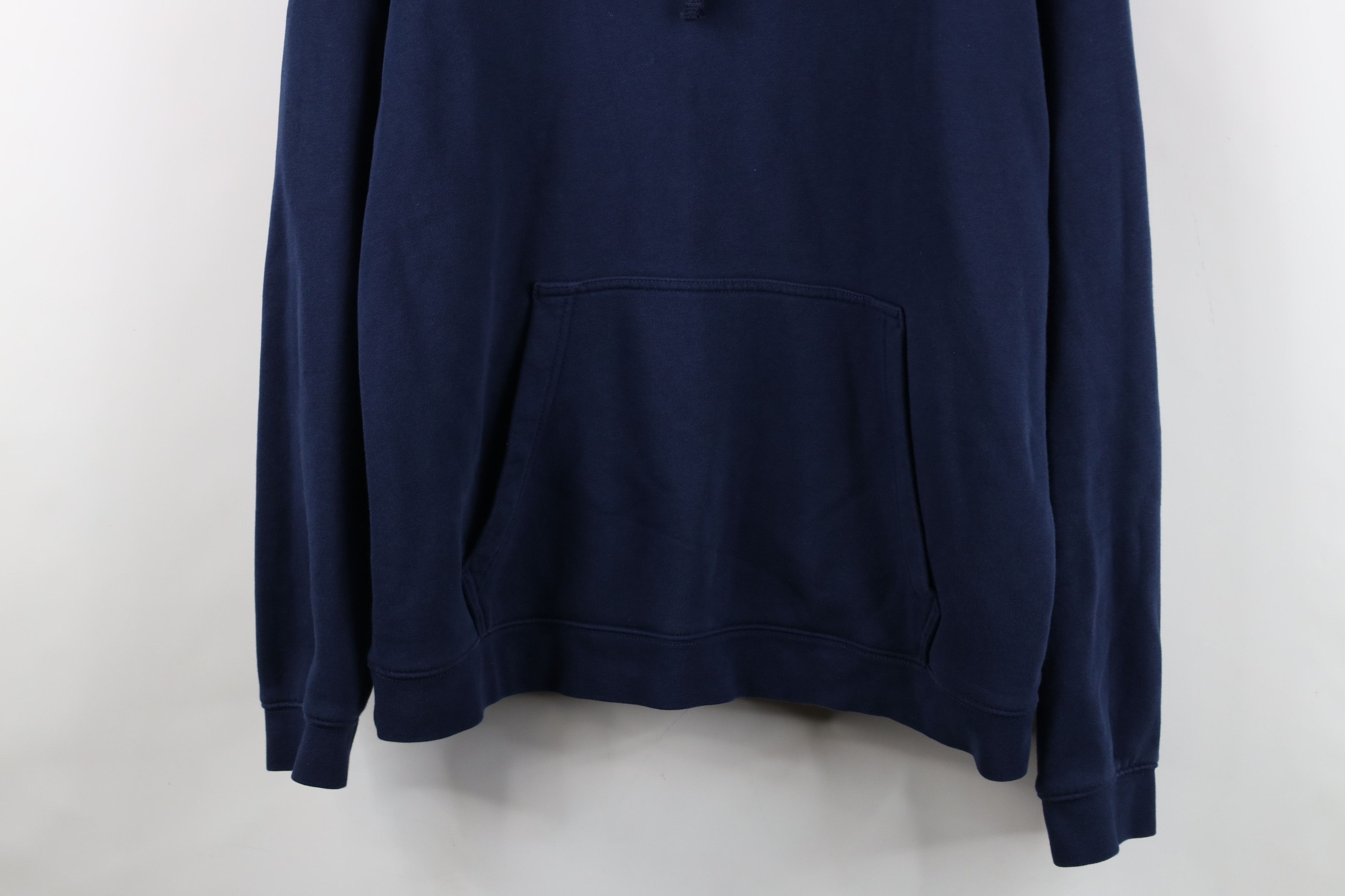 Nike Vintage Y2K Nike Scott Mini Swoosh Hoodie Sweatshirt Blue Size US L / EU 52-54 / 3 - 3 Thumbnail
