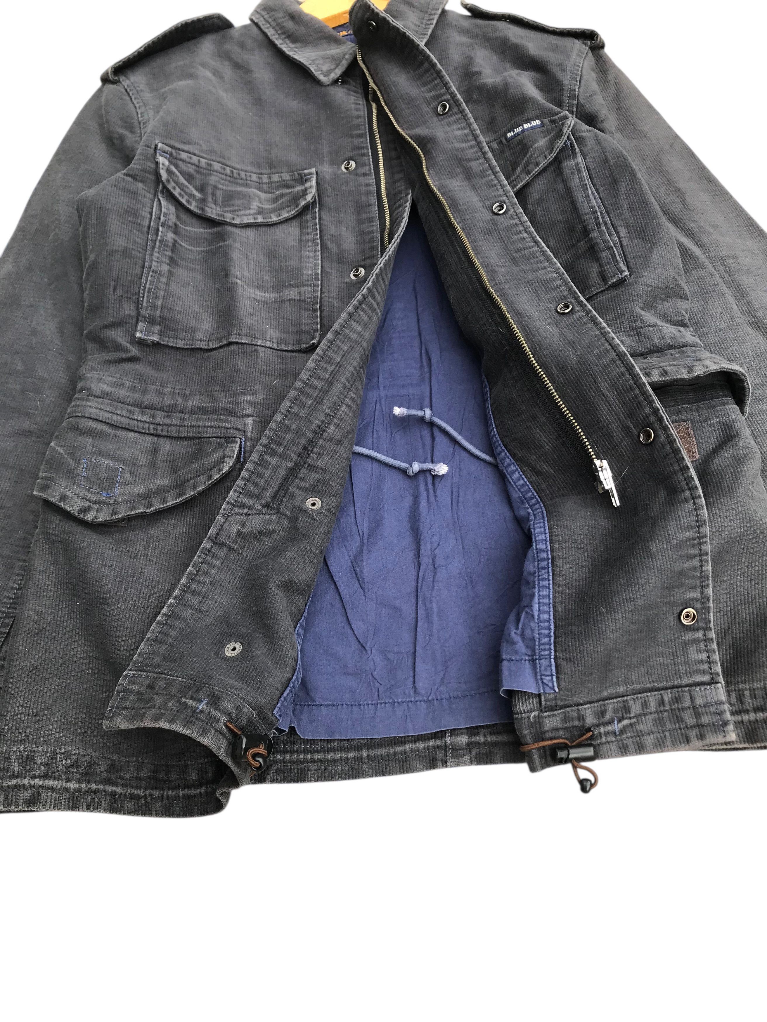 Blue Blue Japan Vintage Blue Blue Japan M65 Corduroy Jacket Size US L / EU 52-54 / 3 - 6 Thumbnail