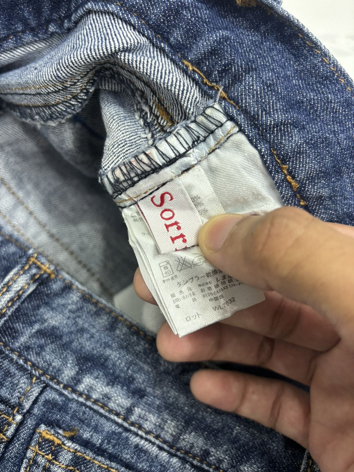Hysteric Glamour Sorridere Japanese Brand Patchwork Sun Surf Blue Denim Jeans Size US 32 / EU 48 - 10 Thumbnail