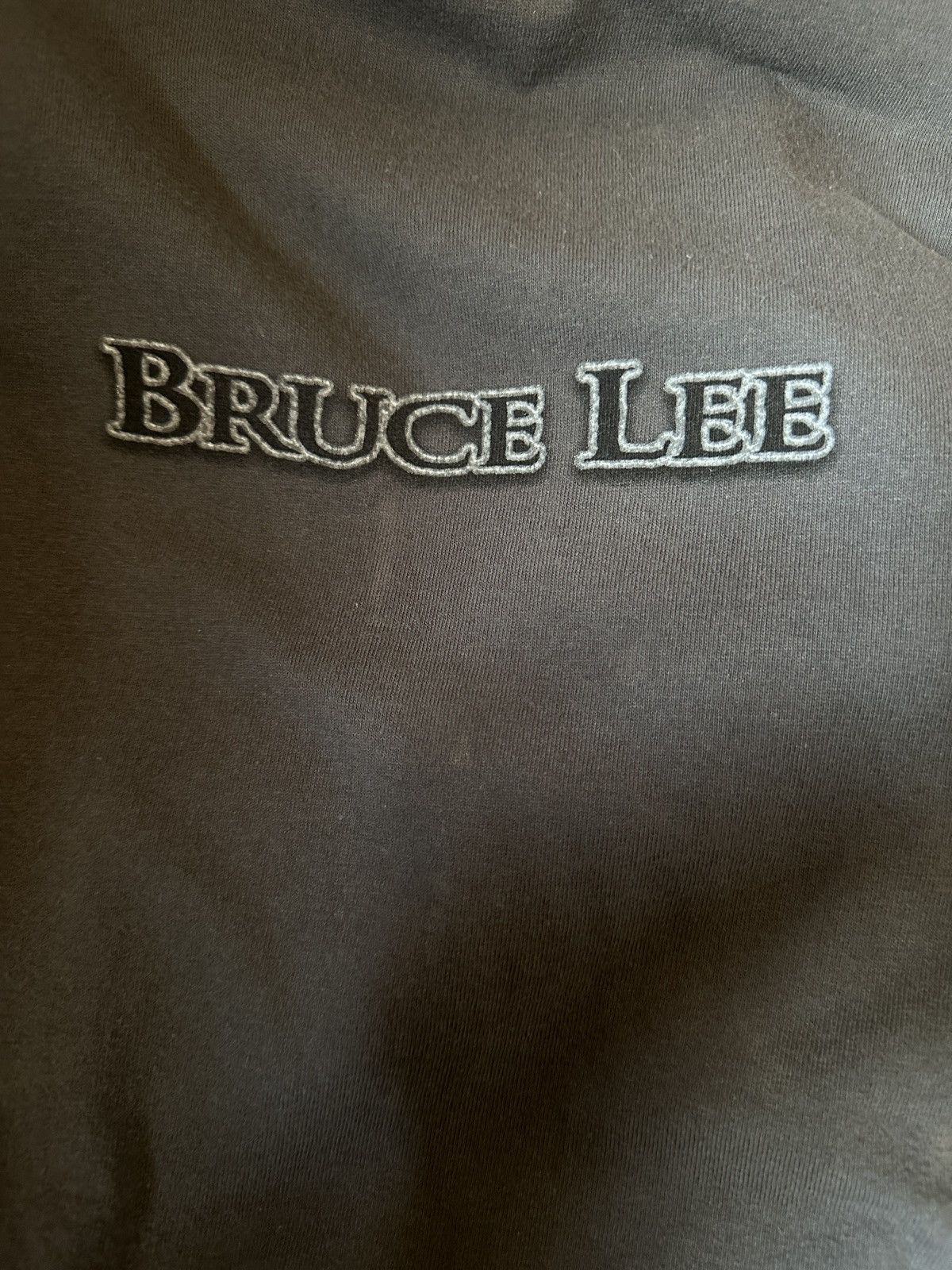 Vintage Vintage Bruce Lee Dragon Eyes Movie T Shirt Dark Gray Size US XL / EU 56 / 4 - 4 Thumbnail