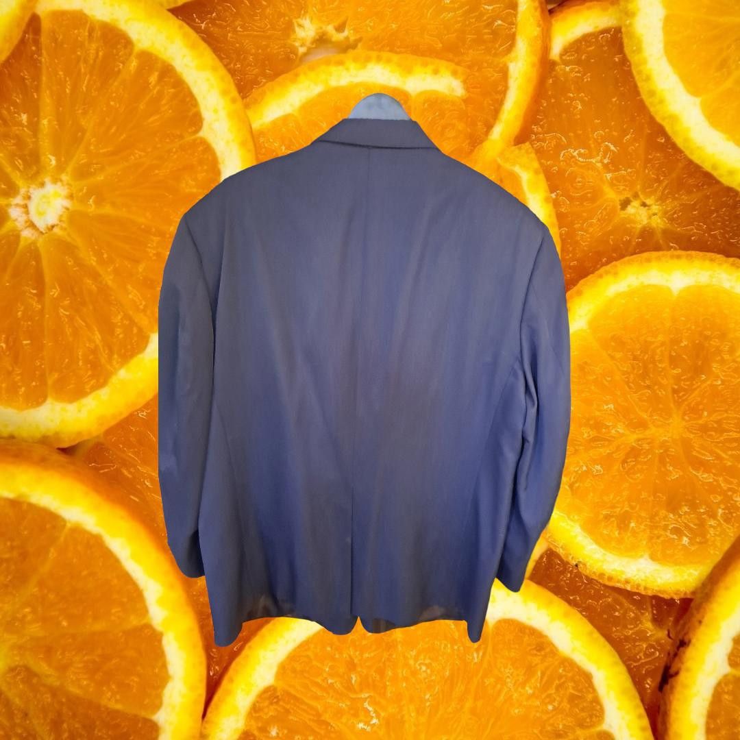 Pierre Cardin Pierre Cardin Blue Bronze Button Blazer Size 48R - 8 Thumbnail