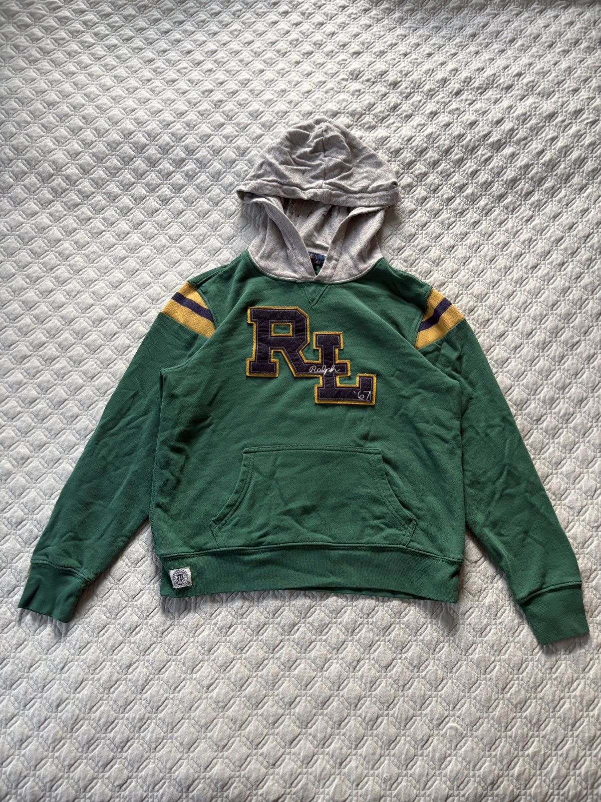 Polo Ralph Lauren Polo Ralph Lauren Letterman Hoodie Size US XS / EU 42 / 0 - 1 Thumbnail