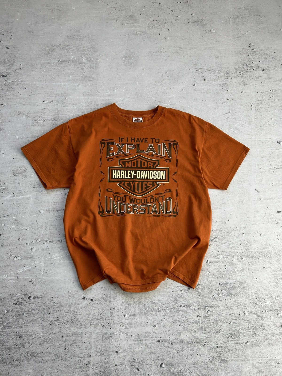 Harley Davidson × Streetwear × Vintage ?VINTAGE Y2K BAGGY HARLEY 