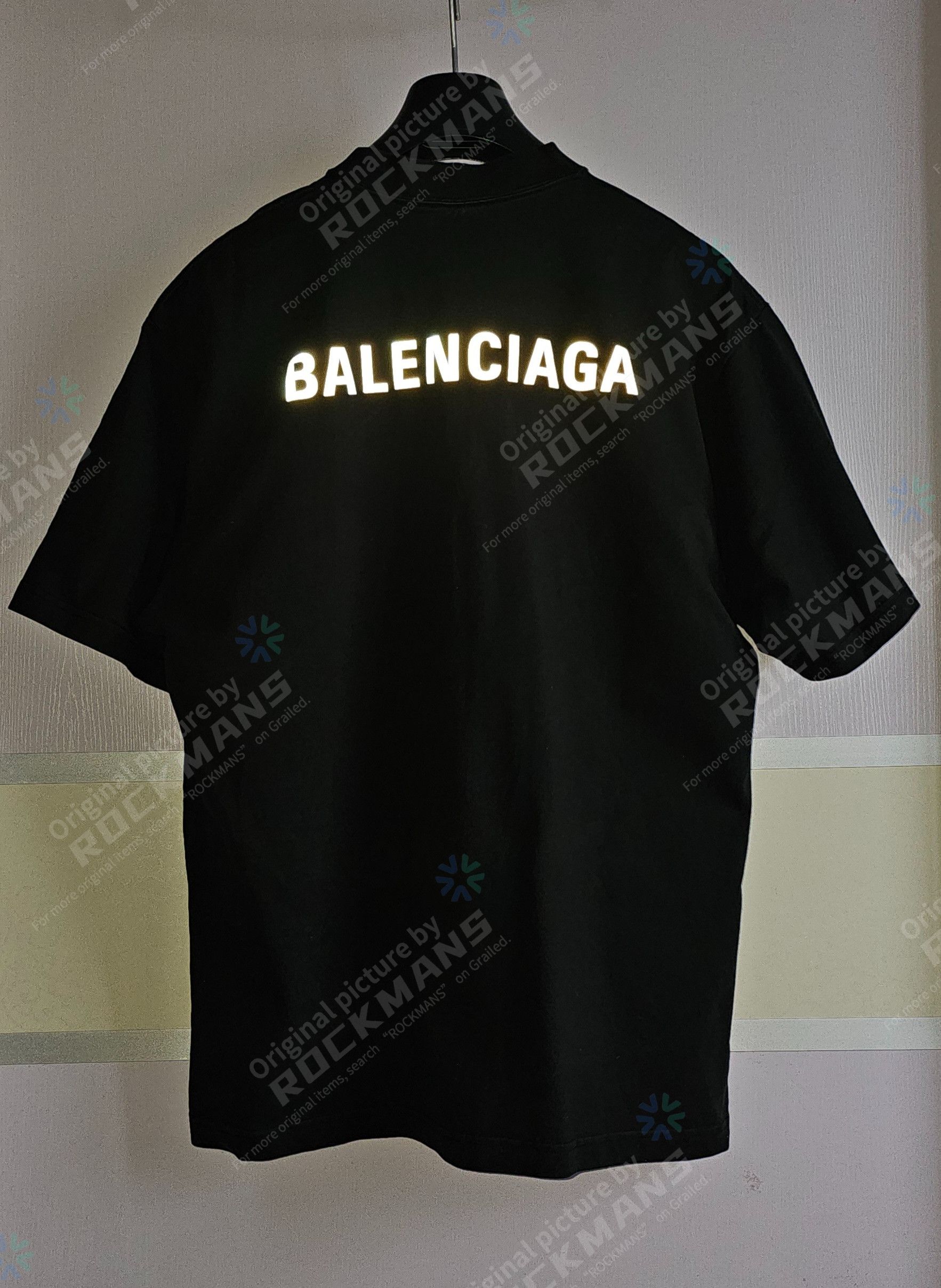 Balenciaga Balenciaga 3M Reflective Short-Sleeve T-Shirt Size L Size US L / EU 52-54 / 3 - 1 Thumbnail