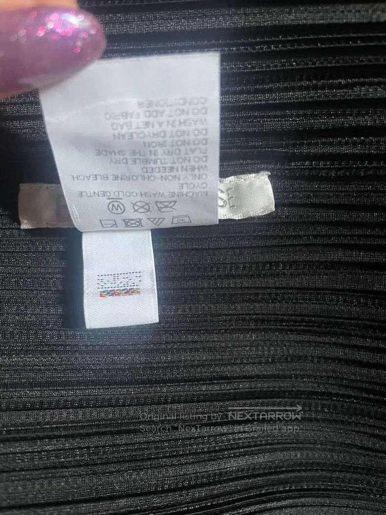 Issey Miyake Issey Miyake size:one size Fin Tank Top Irregular Top Blac Size XXS / US 00 / IT 34 - 3 Thumbnail