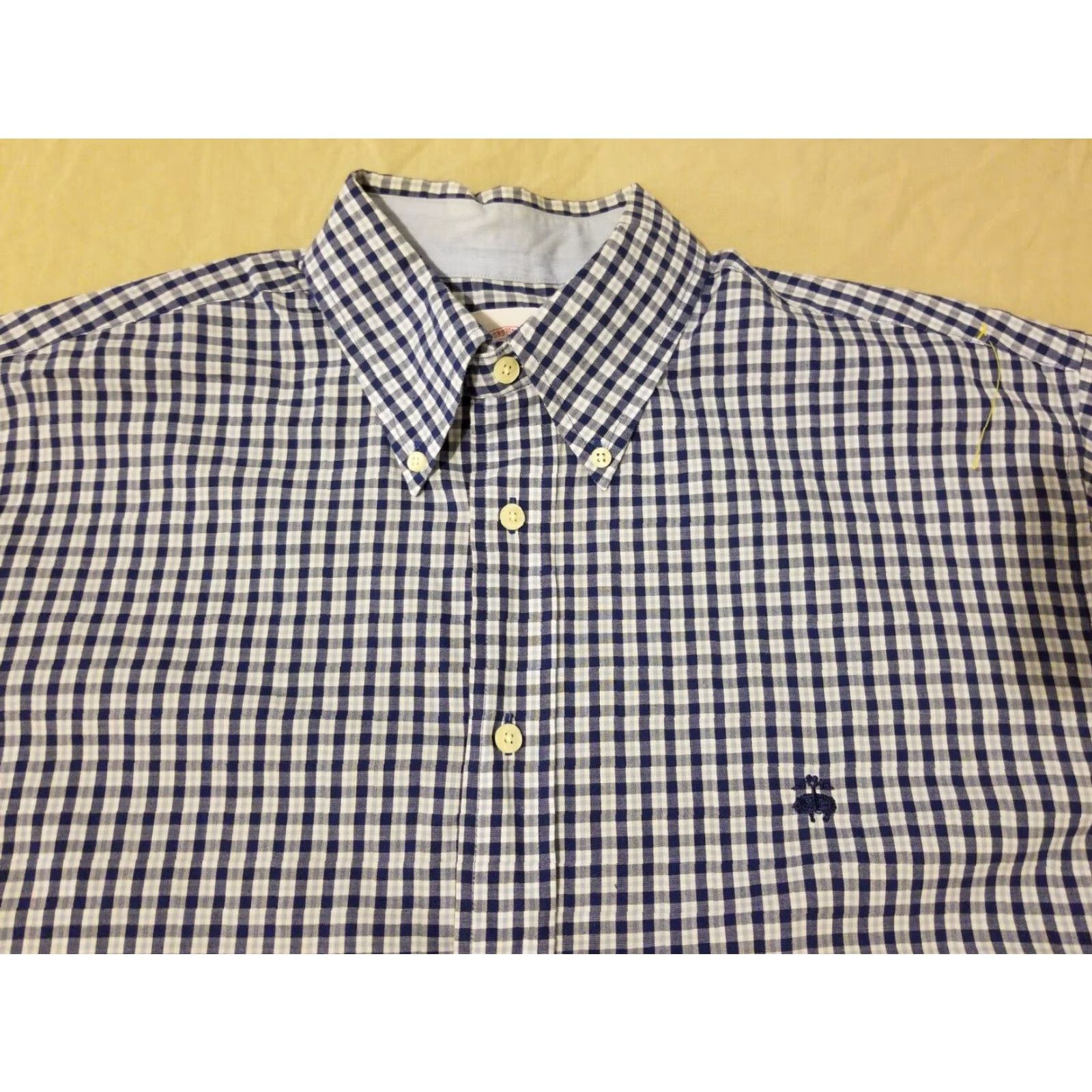 Brooks Brothers Brooks Brothers Dress Shirt Mens L Blue Cotton Button Shirt Size 42R - 2 Thumbnail