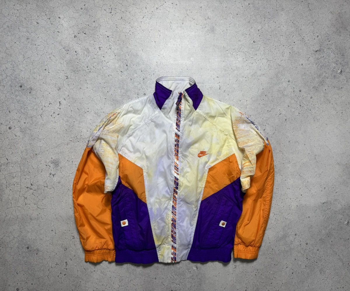 Nike Nike Vintage 80-90’s Nylon Track Suit Jacket & Pants Swoosh Size US S / EU 44-46 / 1 - 2 Thumbnail