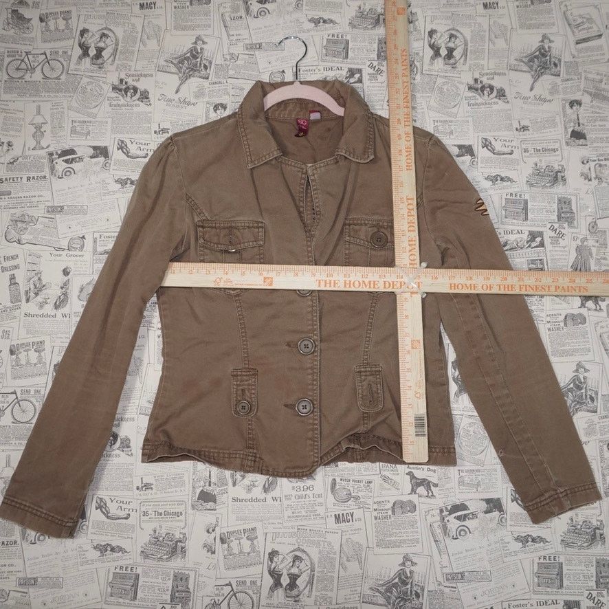 Vintage Large - Vintage Y2K SO button femme 2000s brown jacket Size L / US 10 / IT 46 - 4 Thumbnail