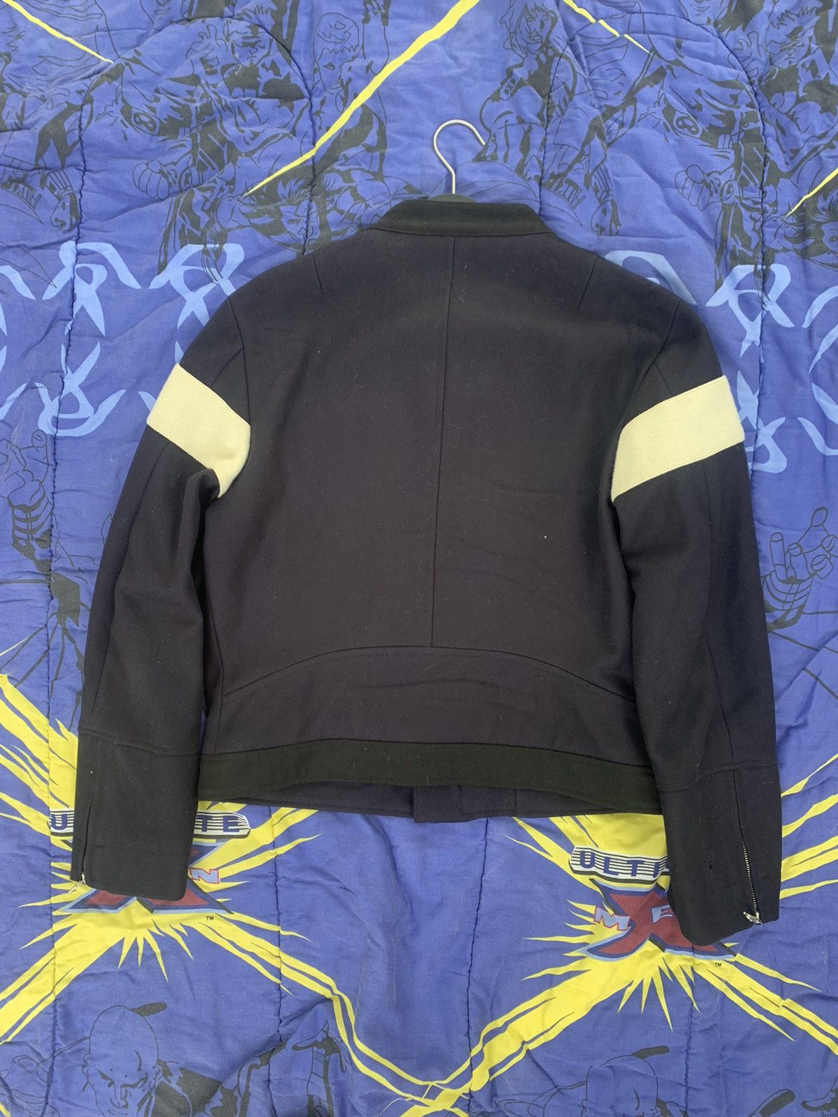Dries Van Noten DRIES VAN NOTEN AW15 WOOL MOTO JACKET Size US L / EU 52-54 / 3 - 2 Thumbnail
