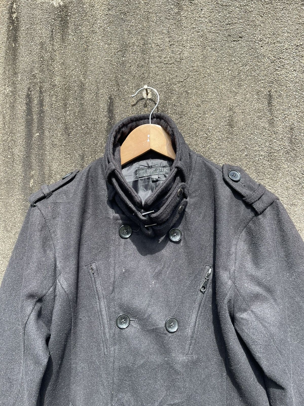 Designer In the Attic Double-Breasted Wool Peacoat Size US S / EU 44-46 / 1 - 2 Thumbnail