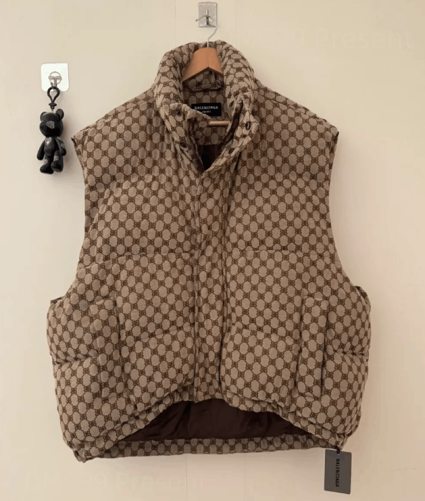 Balenciaga balenciaga x gucci quilted down vest Size US L / EU 52-54 / 3 - 1 Thumbnail