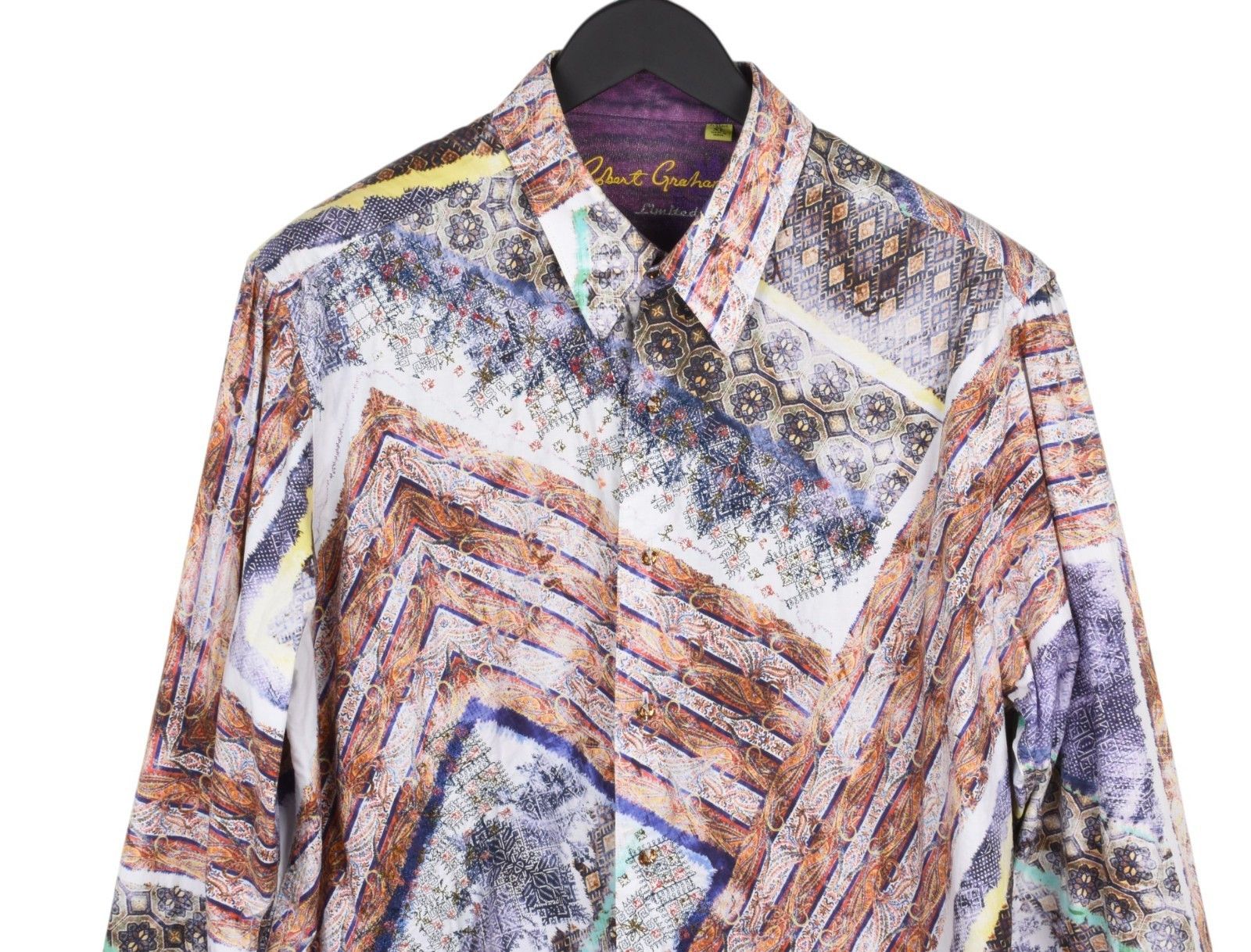 Robert Graham Original Robert Graham Limited Edition Men Shirt XL H5574 Size US L / EU 52-54 / 3 - 3 Thumbnail