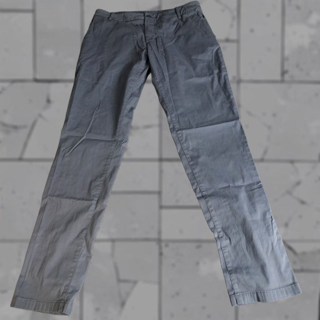Vintage Birddogs Mens Pants 34 x 31 Gray Chino Cotton Blend Casual Slim Flat Front Regular(Hip) Mens Size US 34 / EU 50 - 1 Thumbnail