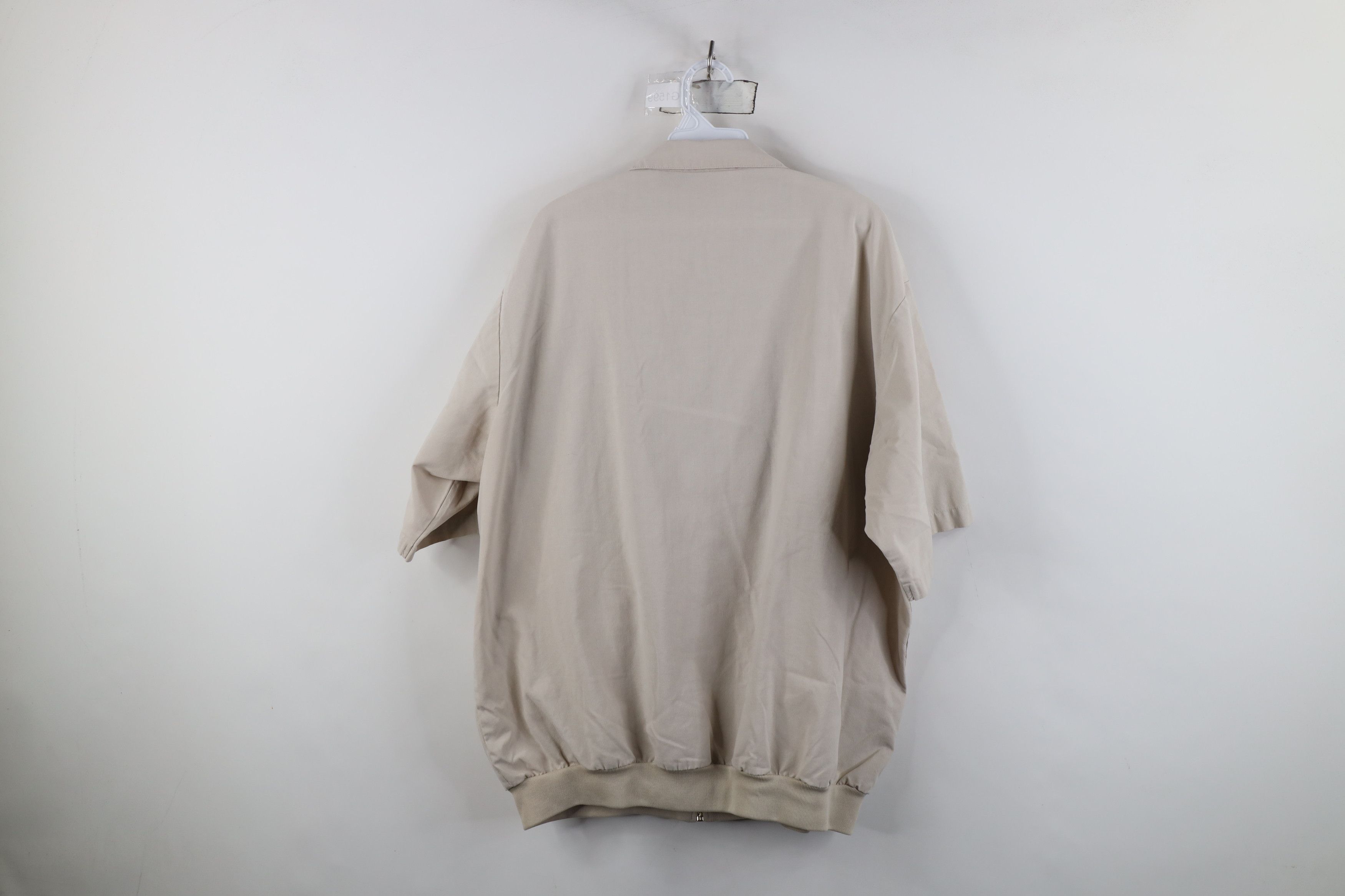 Vintage Vintage 90s Streetwear Short Sleeve Full Zip Shirt Jacket Size US XXL / EU 58 / 5 - 11 Thumbnail