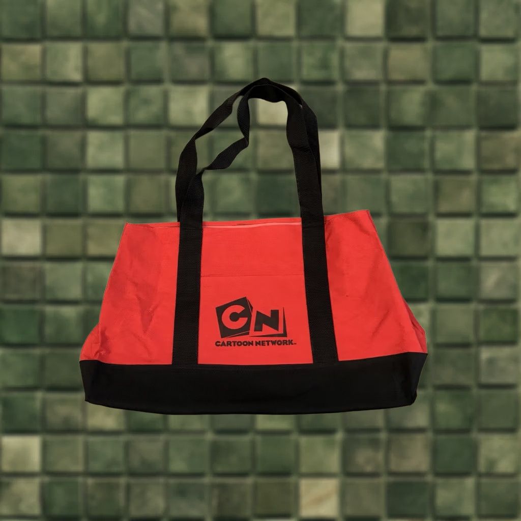 Vintage VINTAGE Cartoon Network Red Tote Strap Bag 20x12 Size ONE SIZE - 1 Thumbnail