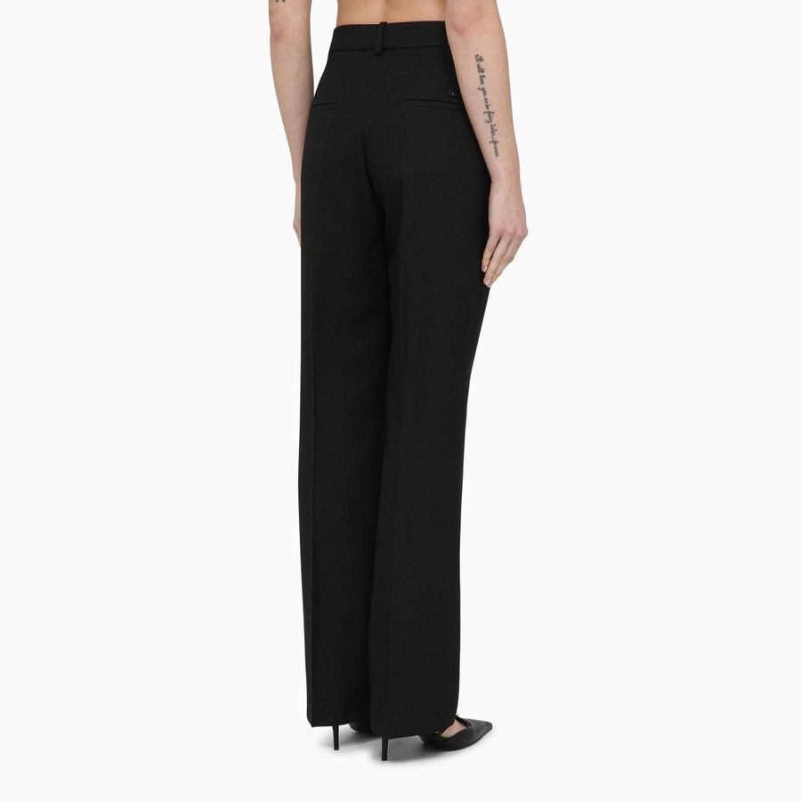 Calvin Klein o1d2blof0824 Viscose Blend Regular Trousers in Black Size 25" / US 0 / IT 36 - 4 Thumbnail
