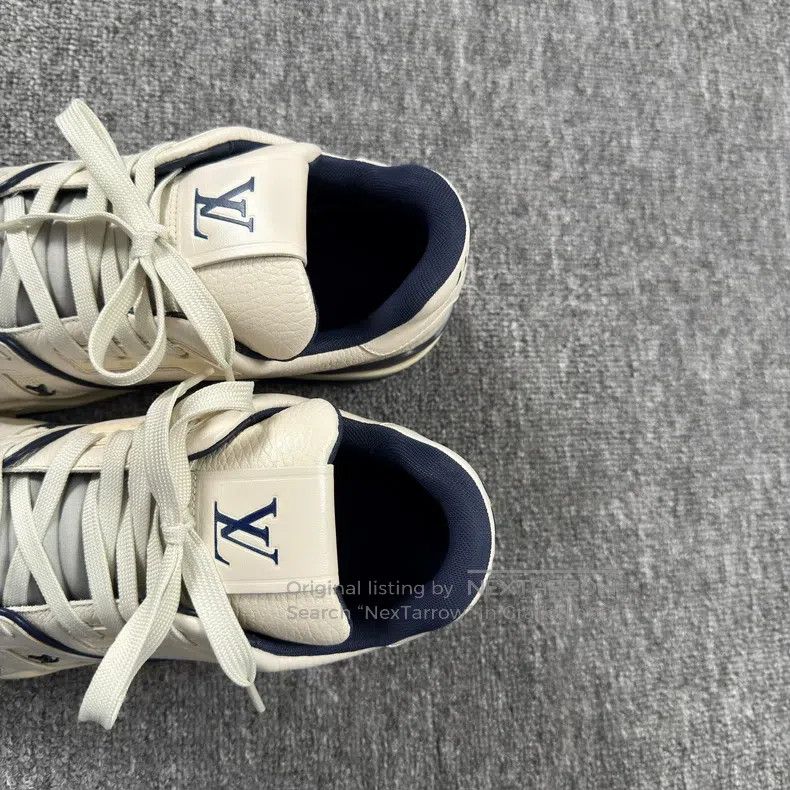 Louis Vuitton Louis Vuitton Trainer54 Navy Blue Casual Shoes Size US 8.5 / EU 41-42 - 5 Thumbnail