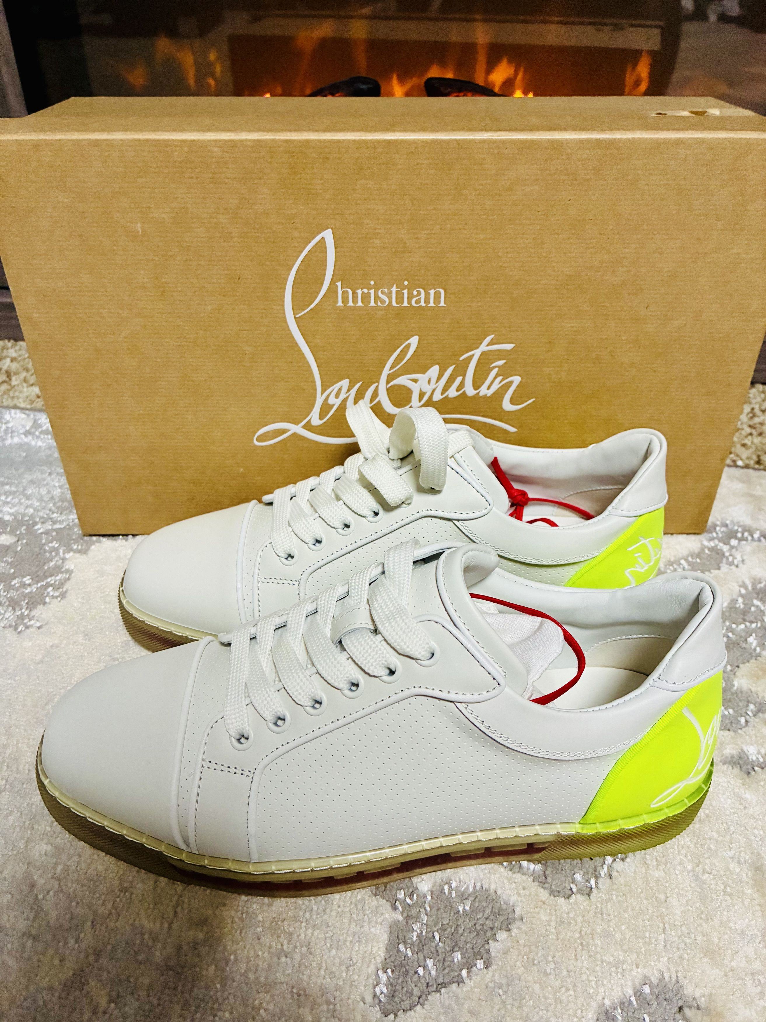 Christian Louboutin Christian Louboutin Low Top Sneakers Size US 9.5 / IT 39.5 - 3 Thumbnail