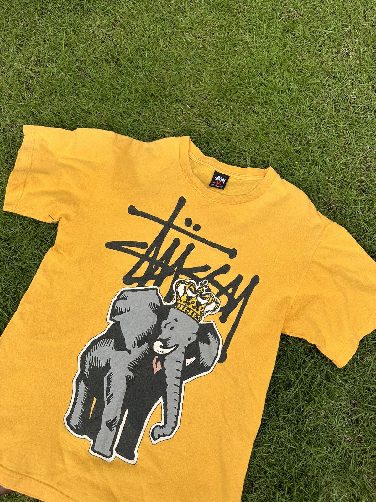 Stussy × Vintage STUSSY ELEPHANT RARE VINTAGE T-SHIRT Size US M / EU 48-50 / 2 - 4 Thumbnail