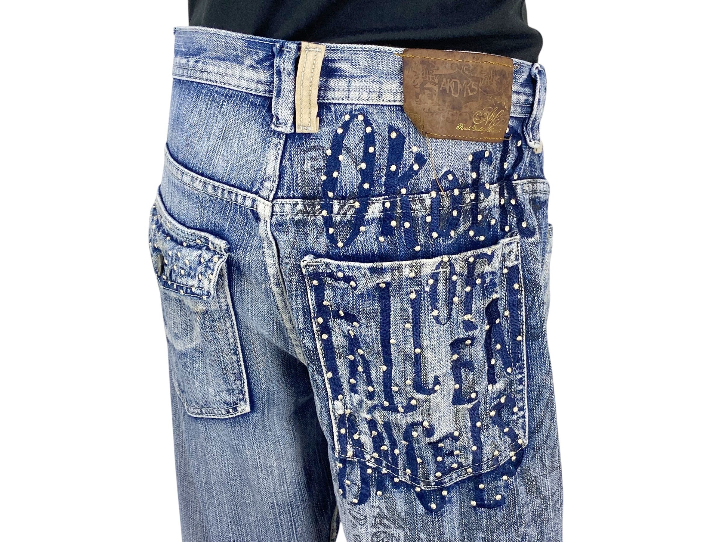 Akademiks Akademiks Denim Jeans Hip Hop Baggy Skateboards Jeans Size US 34 / EU 50 - 6 Thumbnail