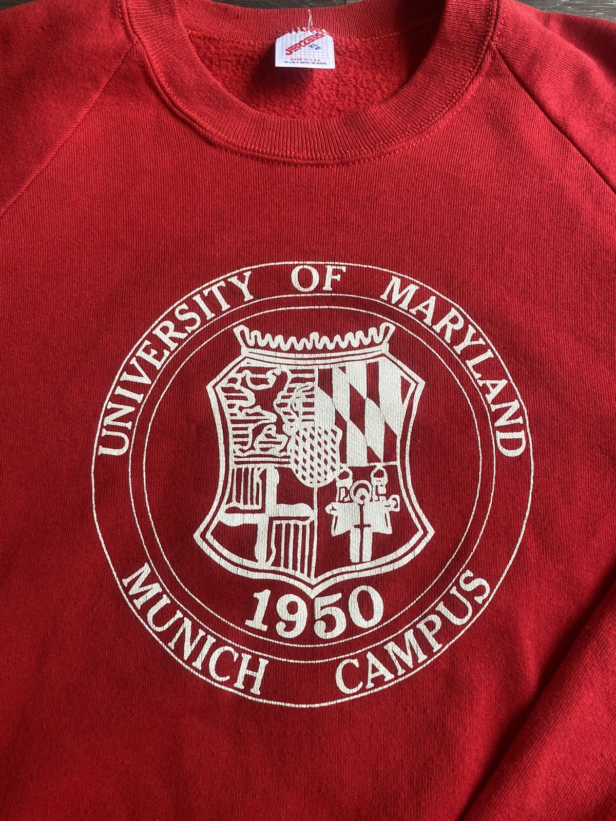 Jerzees × Vintage Vintage University Of Maryland Sweater Size US XL / EU 56 / 4 - 2 Thumbnail