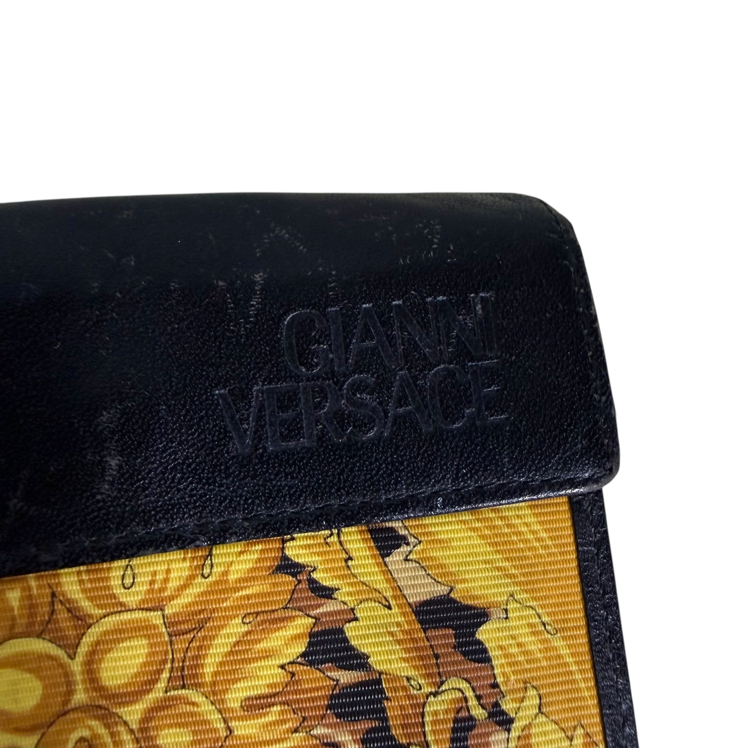 Versace 🔥RARE🔥Vintage Gianni Versace Baroque & Leopard Wallet Size ONE SIZE - 2 Thumbnail