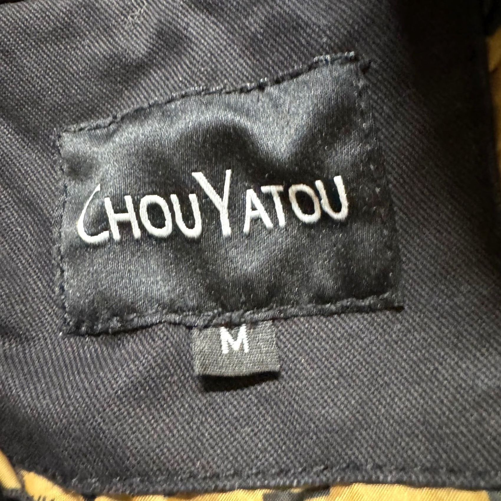 Vintage Y2K Chou Yatou Jacket Mens M Black Full-zip Patch Flap Pocket Patterned Liner Size US M / EU 48-50 / 2 - 7 Thumbnail