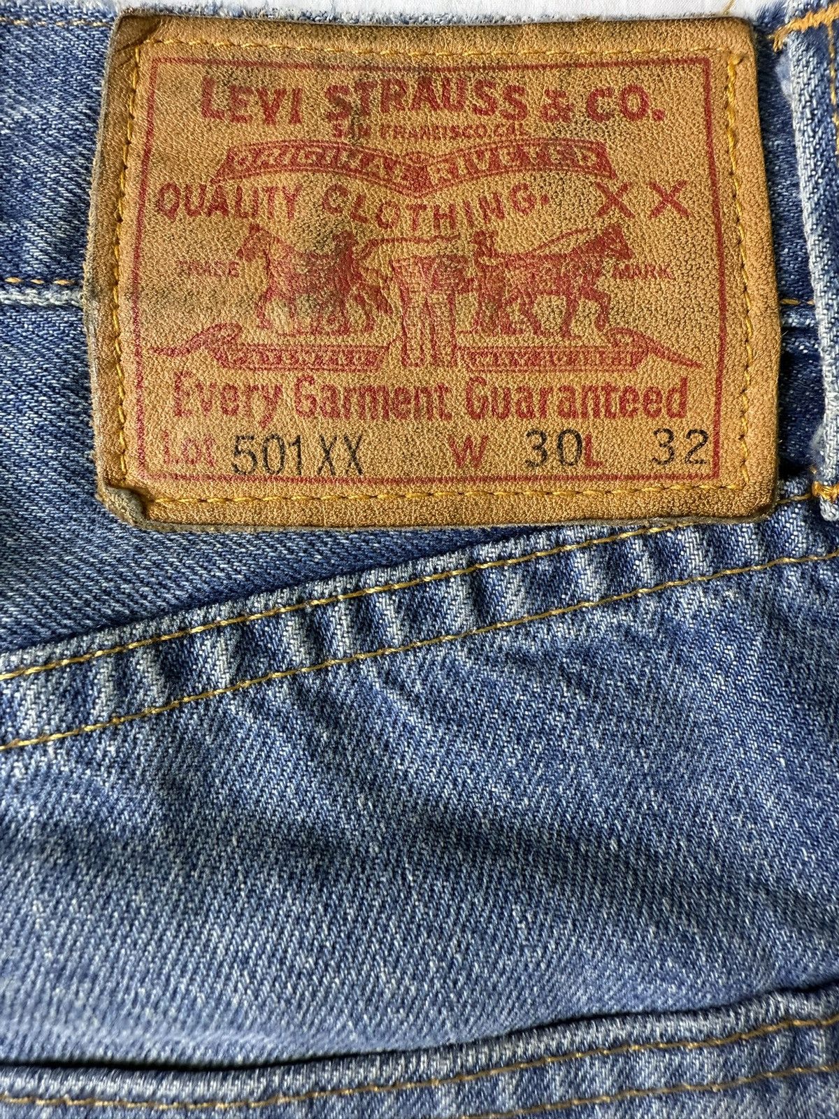 Levi's Levi's 501 Capital E selvedge Denim Jeans Size 32x30 Size US 30 / EU 46 - 4 Thumbnail