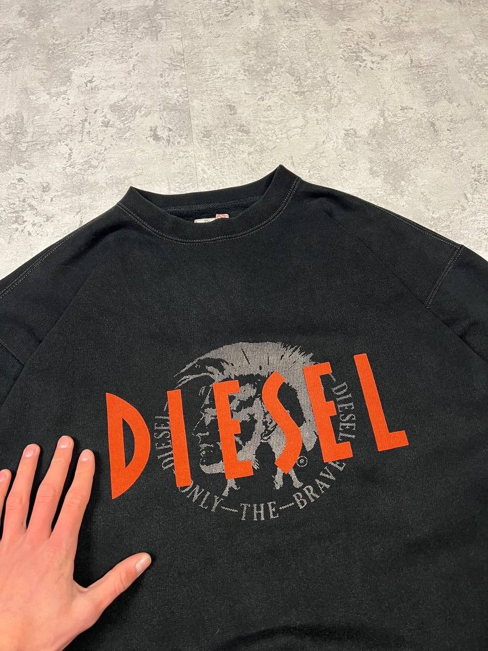 Vintage Diesel Y2K Sweatshirt Big Logo