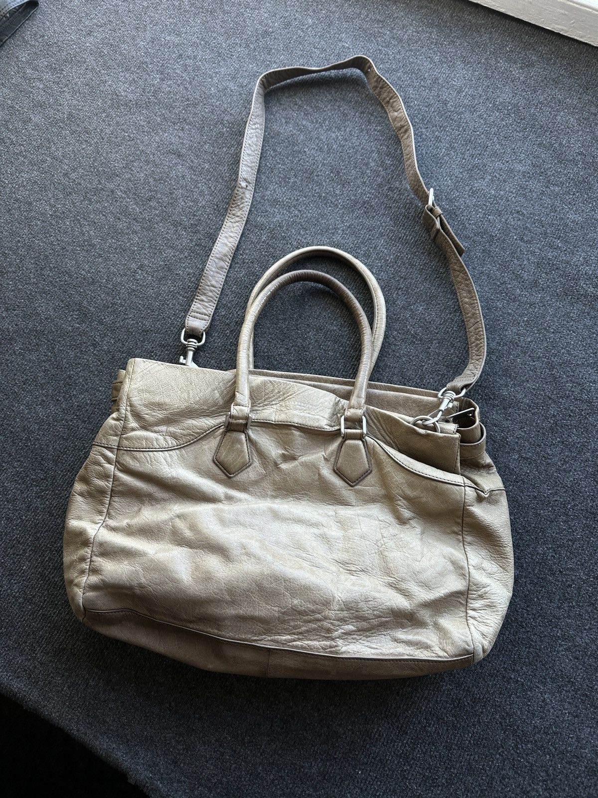 LIEBESKIND BERLIN 🚨Y2K AVANT-GARDE 🚨 BEIGE Germany style hand bag Y2K 90s Size ONE SIZE - 1 Thumbnail