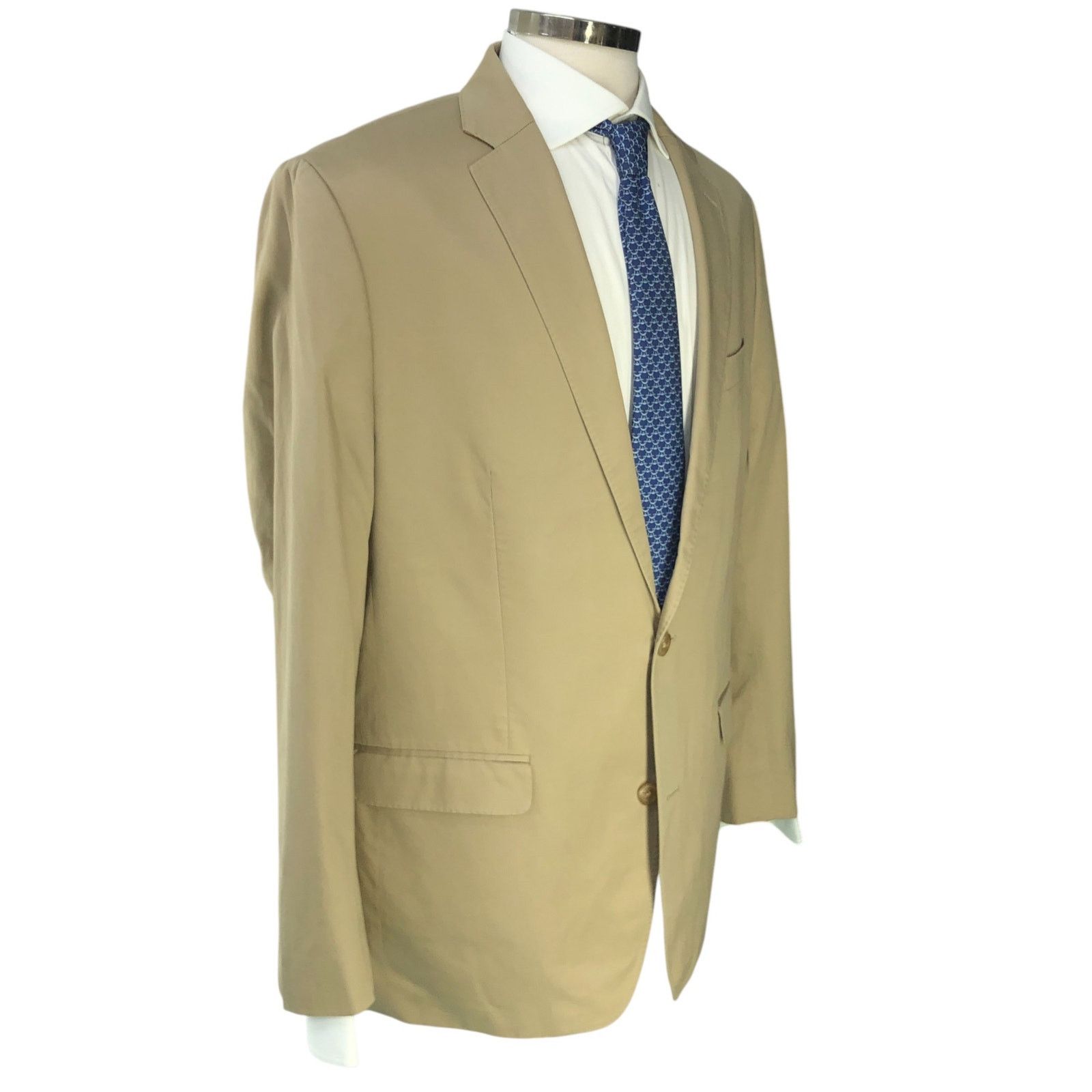 Lauren Ralph Lauren Ralph Lauren LRL 44L Sport Coat Jacket Khaki RECENT *BLEMISH Size 44L - 12 Thumbnail
