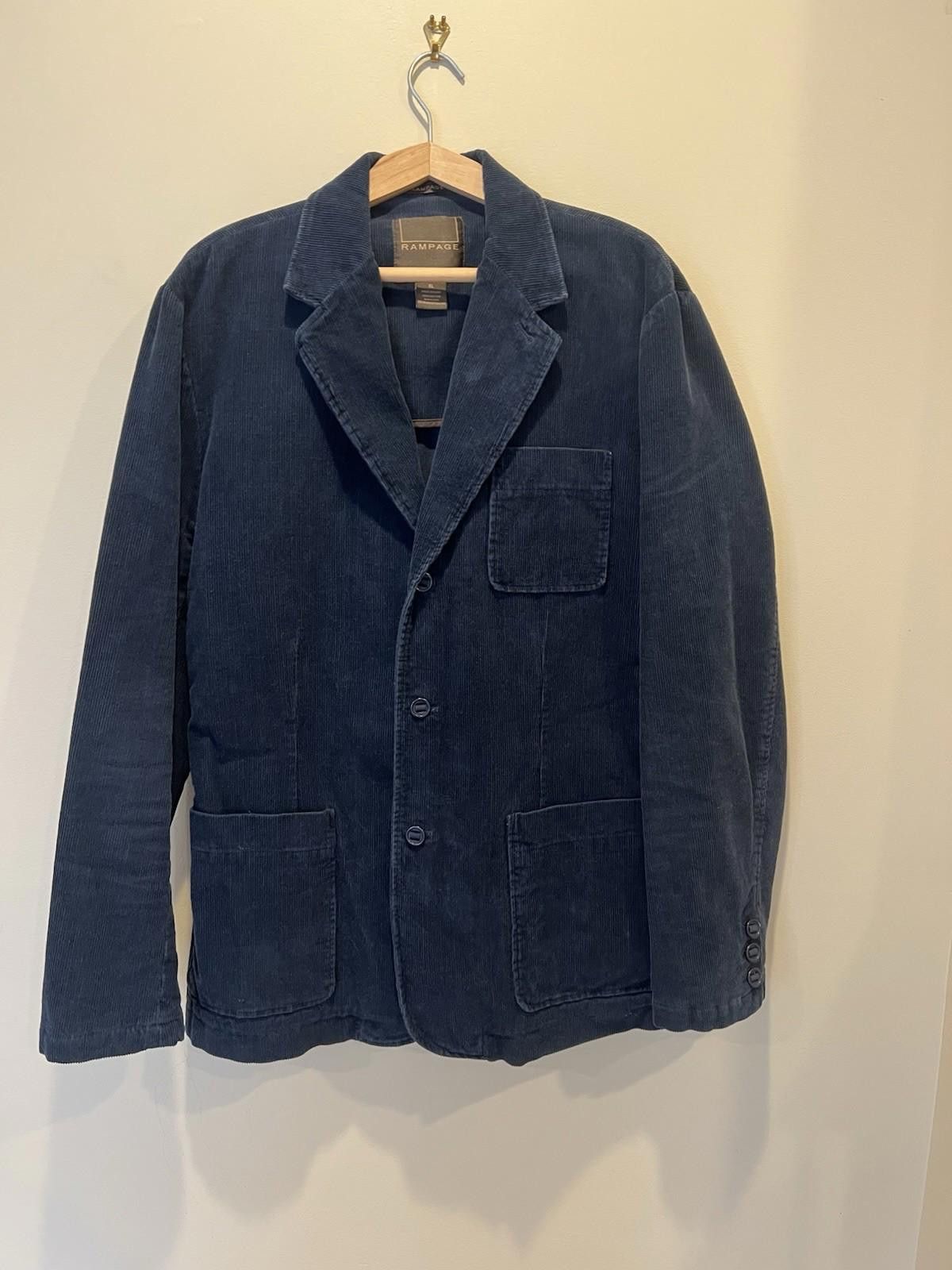 Other Rampage Mens Corduroy Blazer Jacket XL Classic Workwear Coat Size 44R - 1 Thumbnail