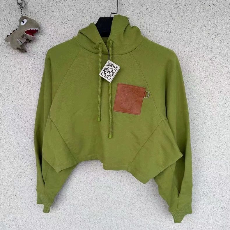 Loewe loewe Stitched leather patch short hoodie 2506-Nextarrow Size US XS / EU 42 / 0 - 1 Thumbnail