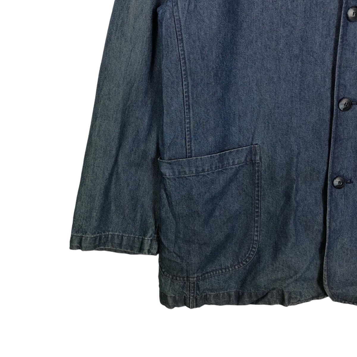 Issey Miyake 🔥Denim Chore Work Jacket Warm Hearted Man Issey Miyake Size US L / EU 52-54 / 3 - 4 Thumbnail