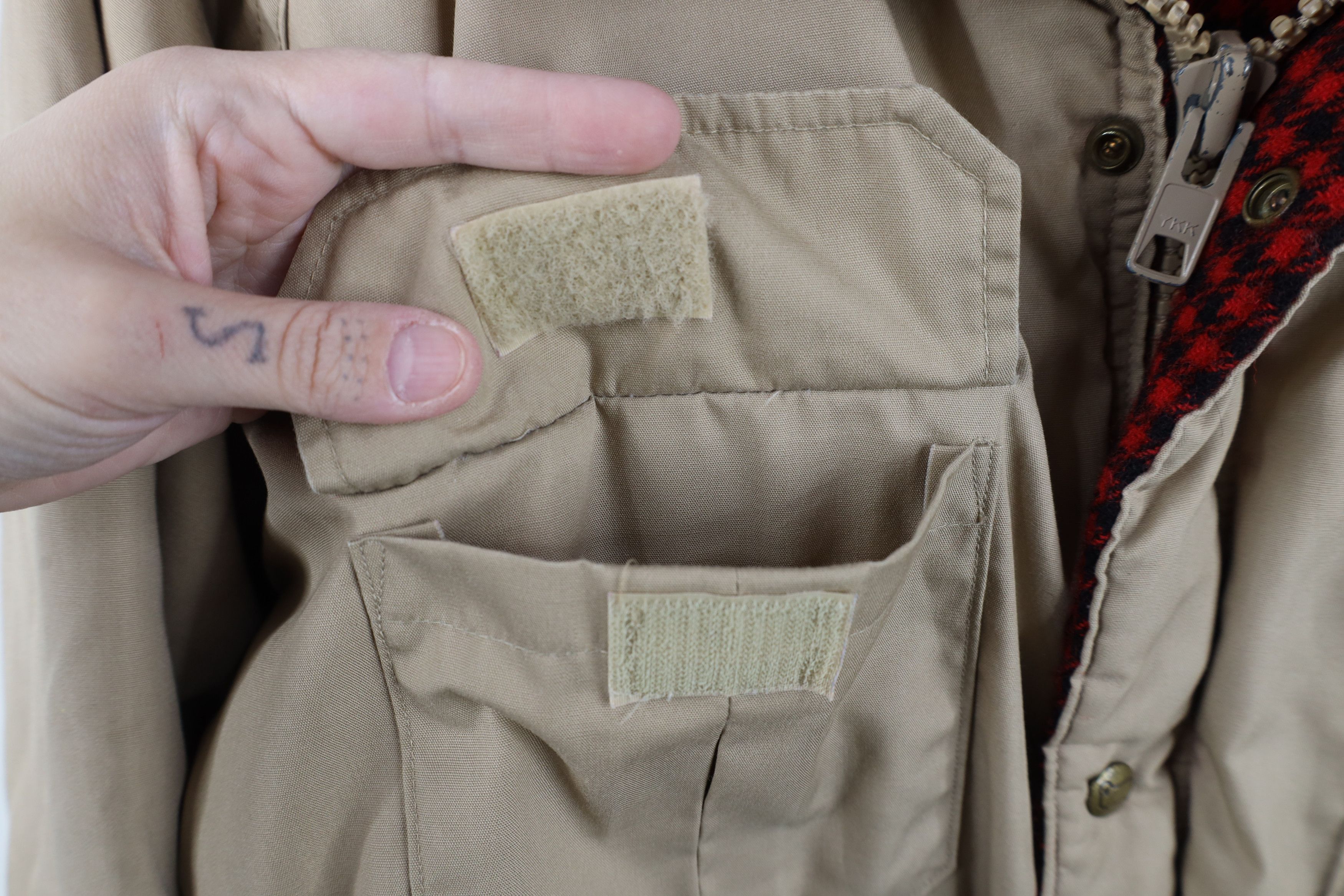 Woolrich Woolen Mills Vintage 90s Woolrich Wool Lined Parka Jacket Beige USA Size US M / EU 48-50 / 2 - 5 Thumbnail