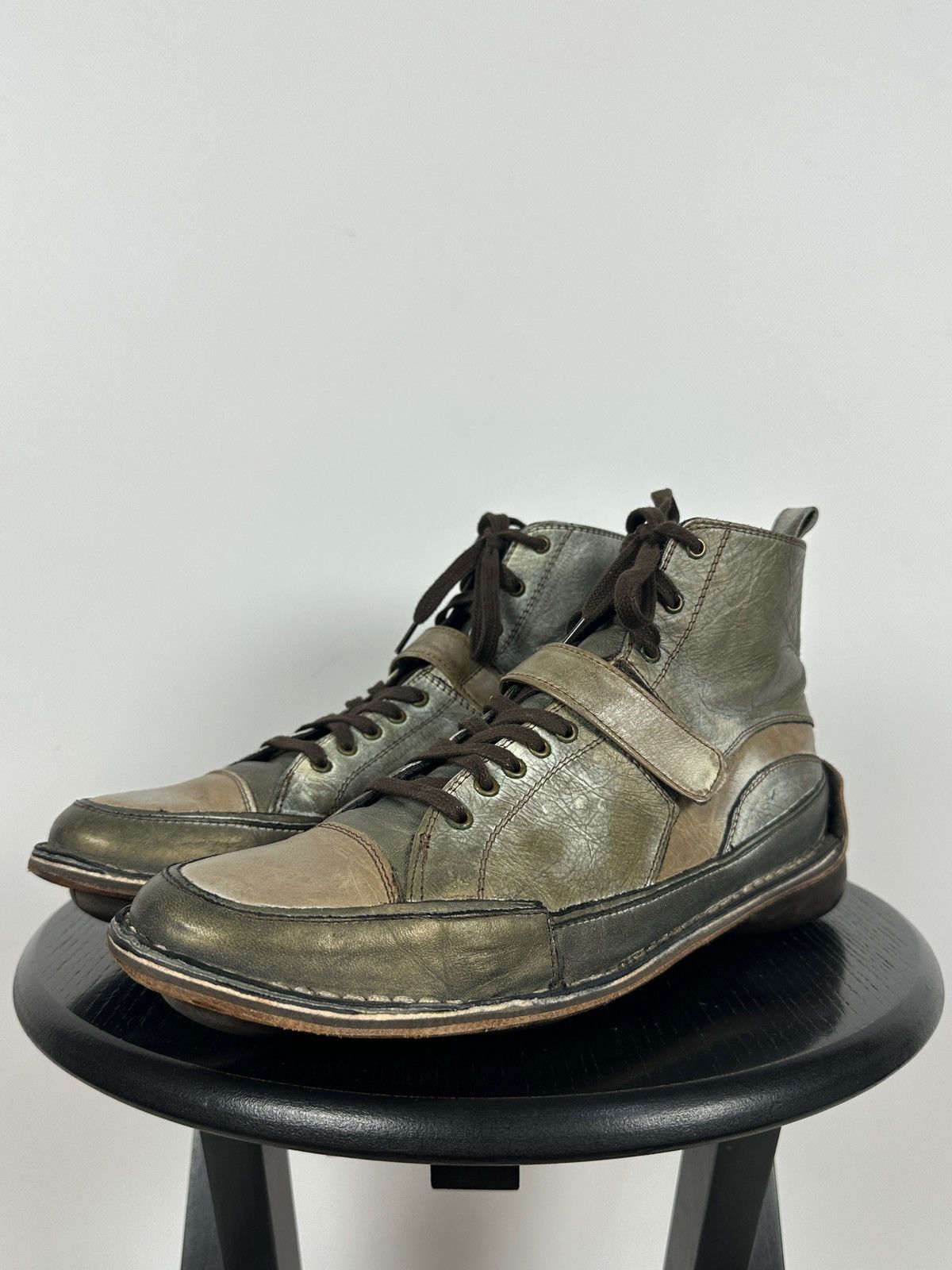 Marithe + Francois Girbaud 00s Vintage Marithé + François Girbaud High Top Sneakers Size US 8 / EU 41 - 11 Thumbnail