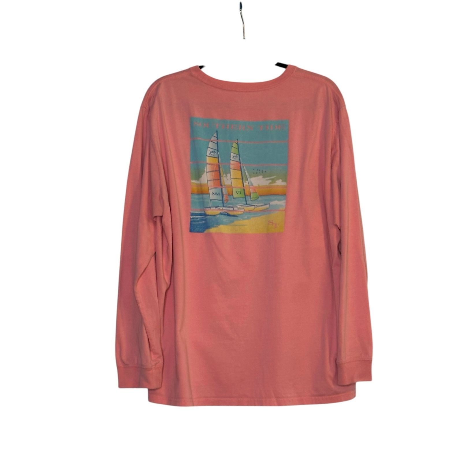 Southern Tide Southern Tide pink graphic long sleeves t shirt size XL Size US XL / EU 56 / 4 - 8 Thumbnail