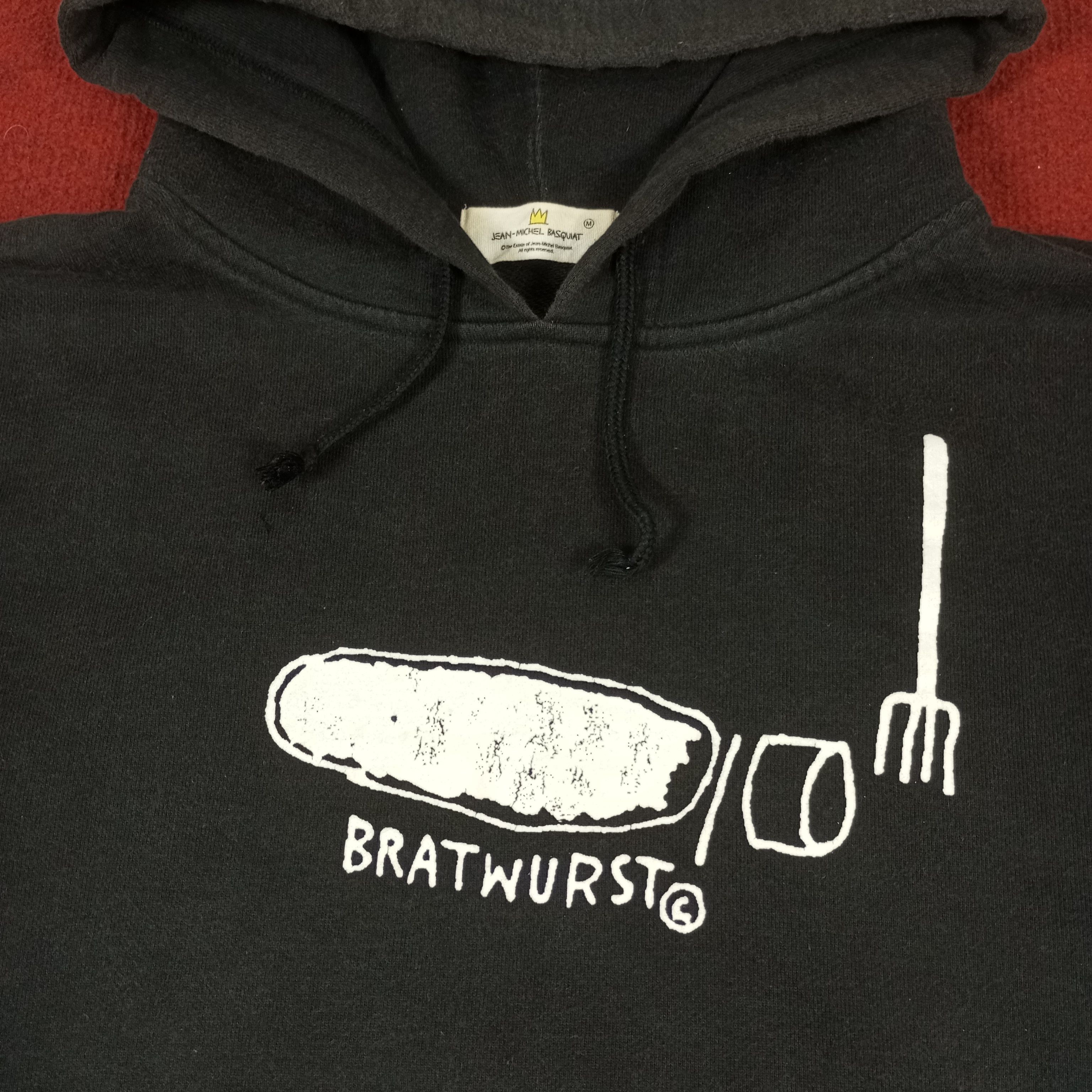 Japanese Brand × Jean-Michel Basquiat × Vintage Jean Michel Basquiat X Japanese Brand Streetwear Hoodies Size US M / EU 48-50 / 2 - 2 Thumbnail
