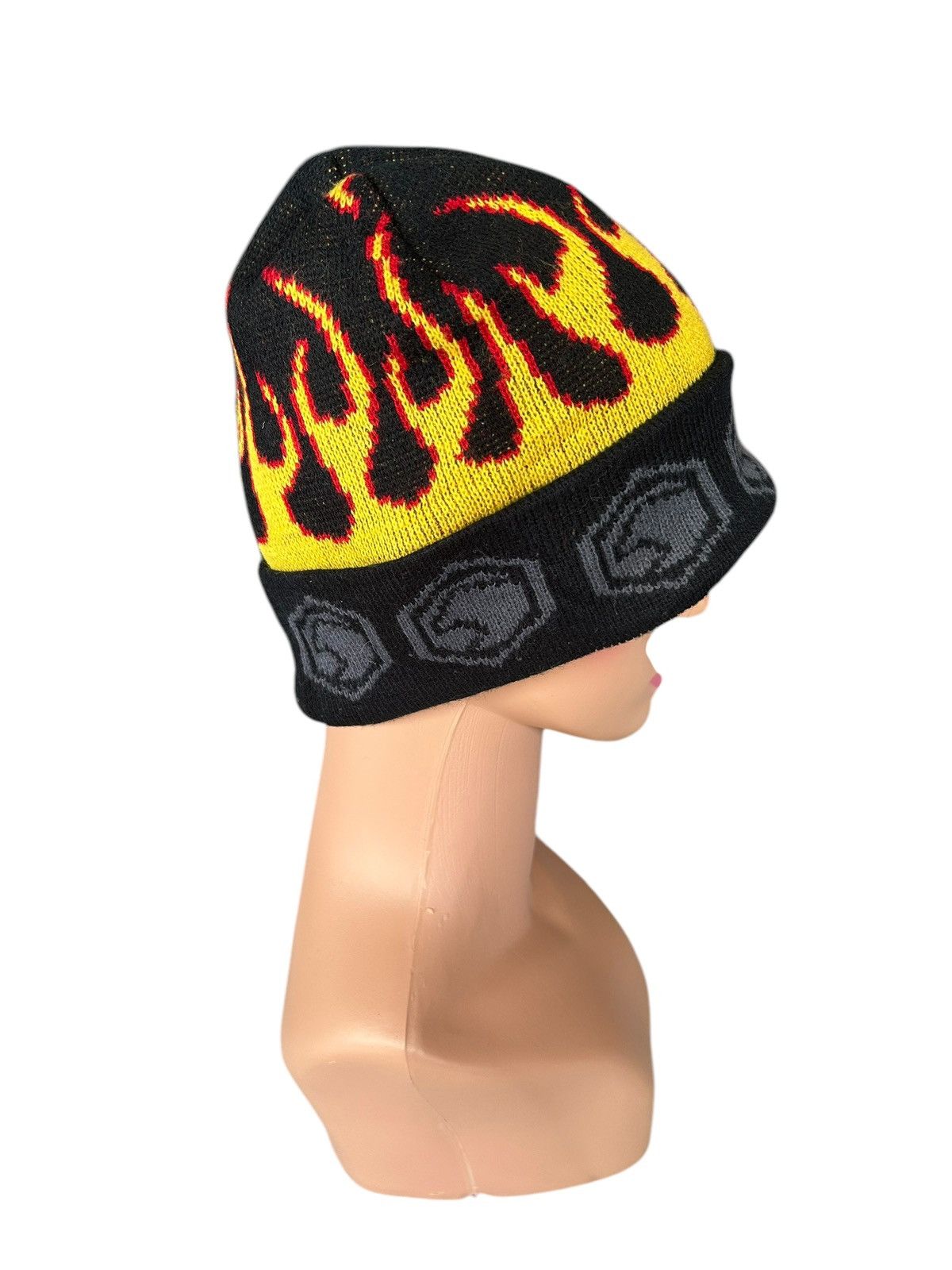Japanese Brand × Kapital × Vintage Japanese Style Flame Beanie Hats Size ONE SIZE - 3 Thumbnail
