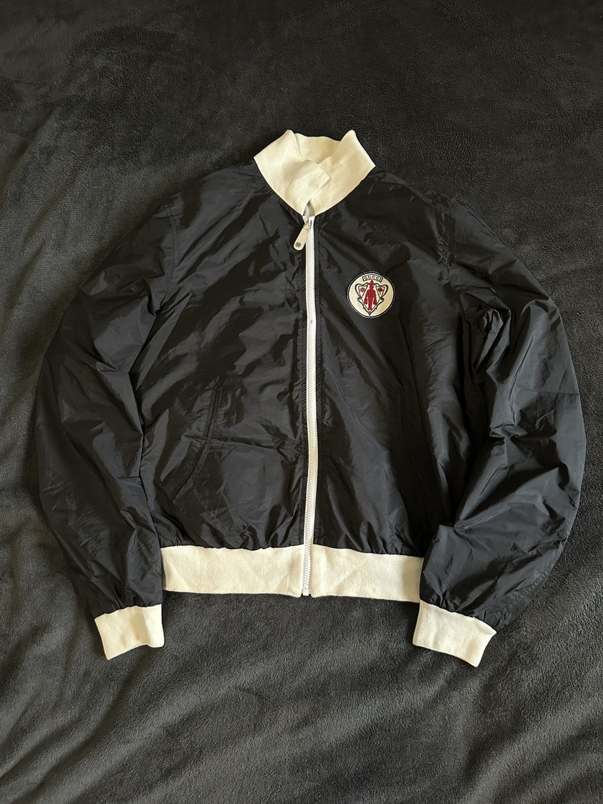 Gucci black nylon jacket