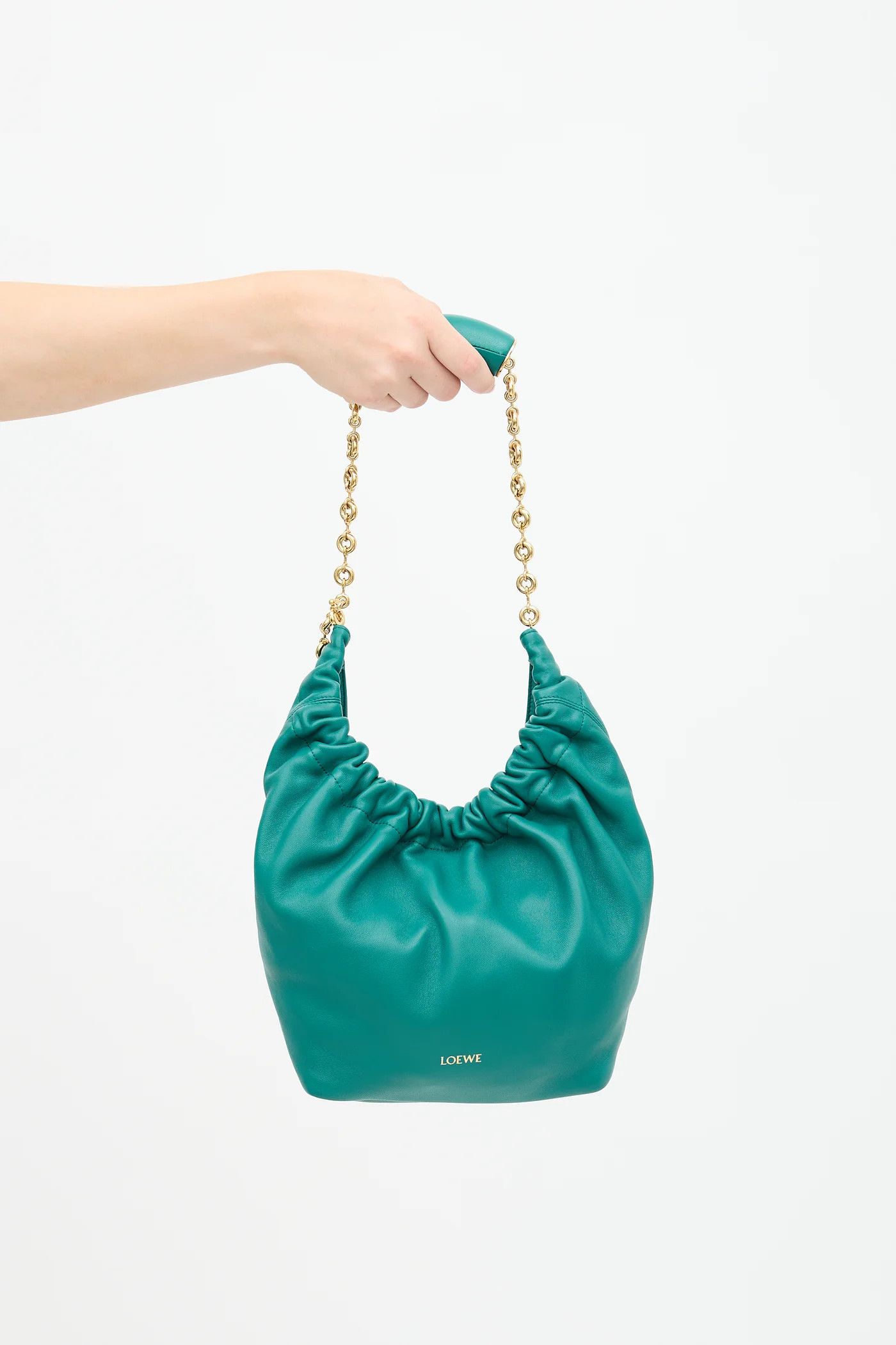 Loewe o1in1g0426 Size: OS / Small Squeeze Bag in Blue Size ONE SIZE - 1 Thumbnail